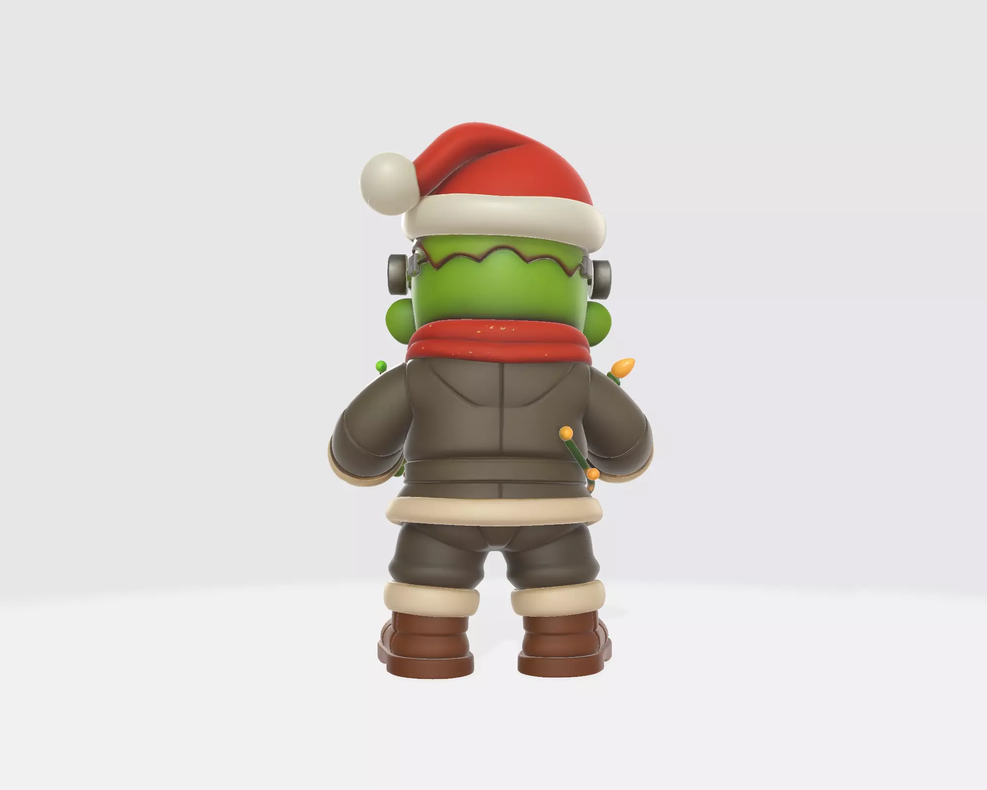 Festive Frankenstein Christmas Monster Holiday Frankenstein  3D print model_6