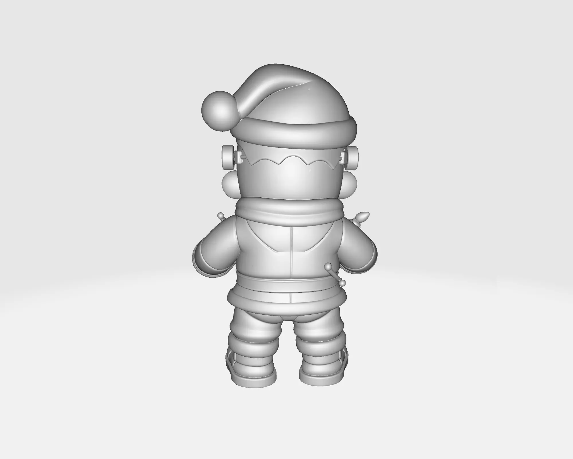 Festive Frankenstein Christmas Monster Holiday Frankenstein  3D print model_8