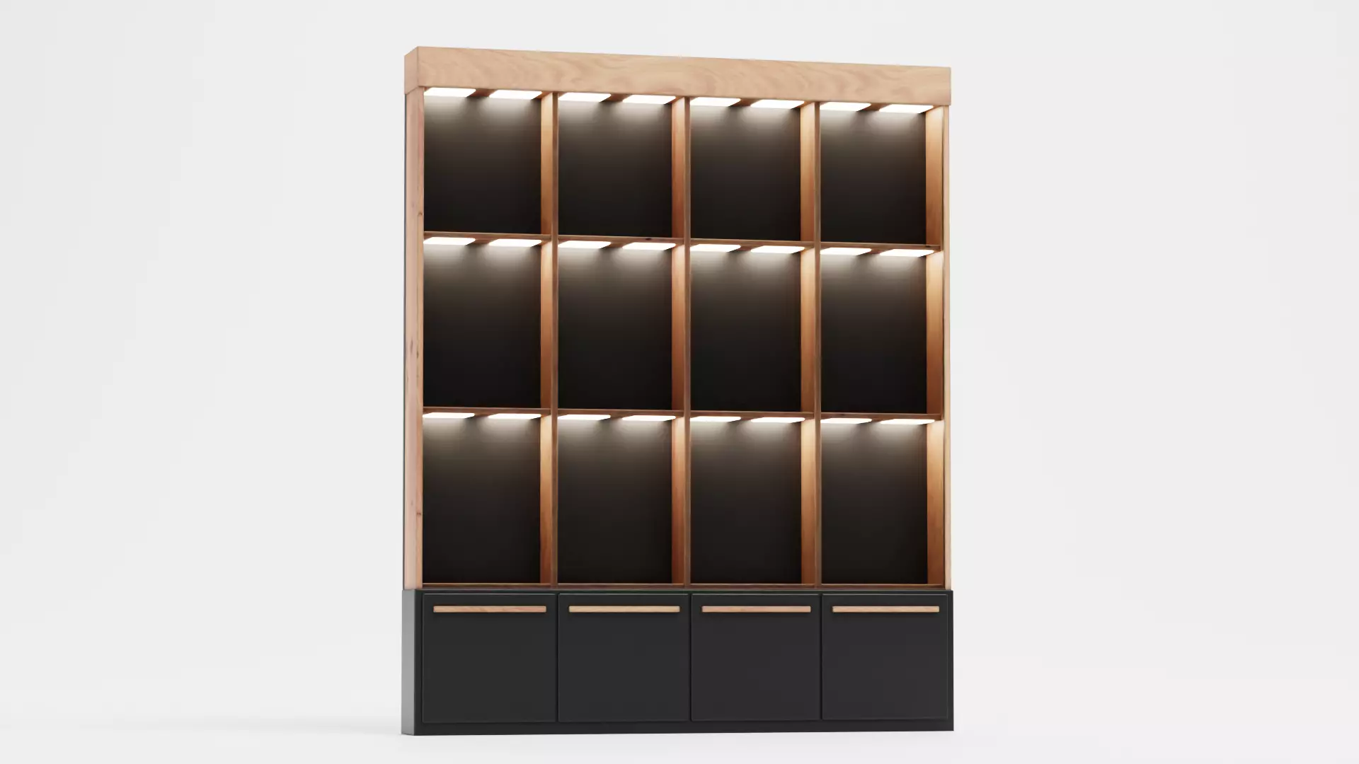 -Wine Rack V2- Low-poly 3D model_1