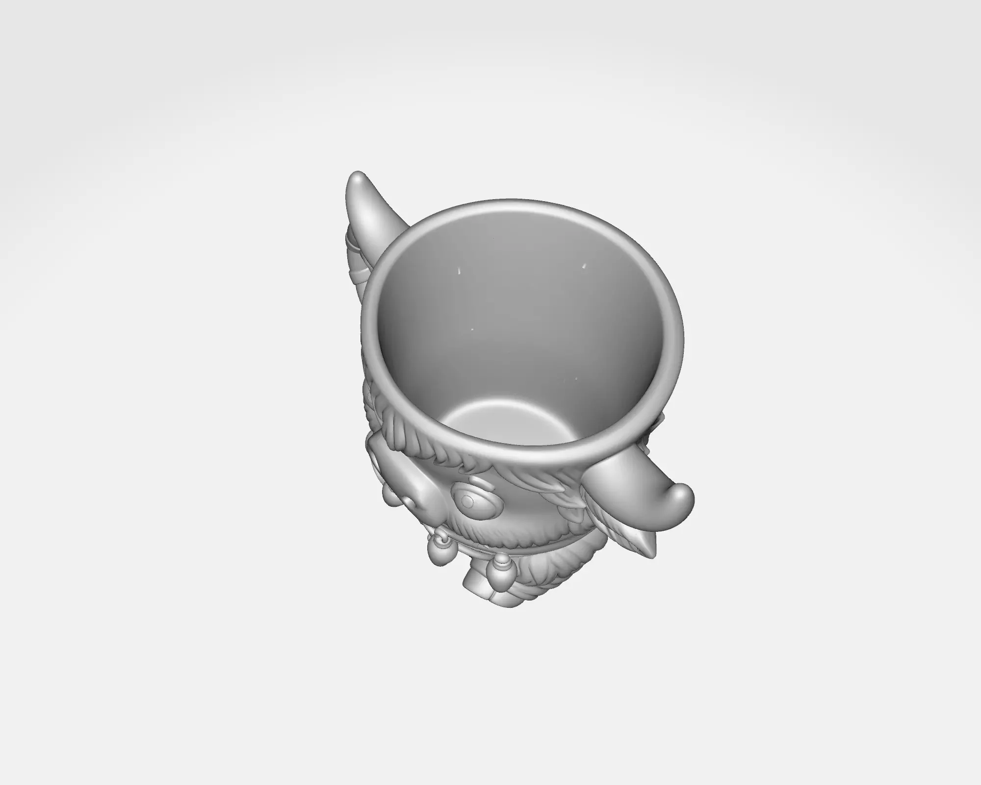 Adorable Highland Cow Christmas Mug Cute Animal Cup Festive Cow 3D print model_8