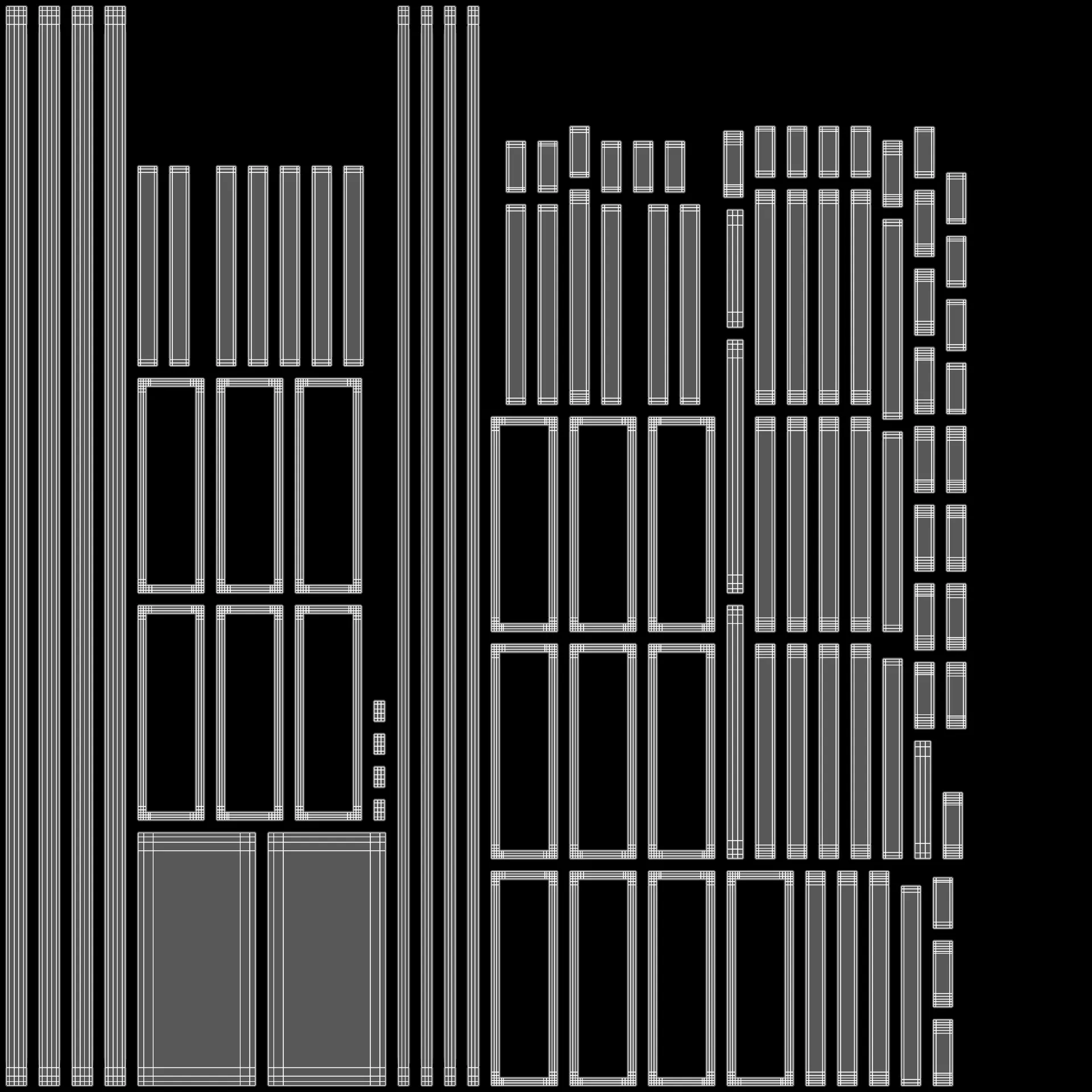 -Wine Rack V3- Low-poly 3D model_6