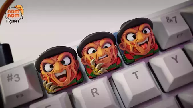 Freddy Kruegger - Nightmare on Elm Street - Keycaps