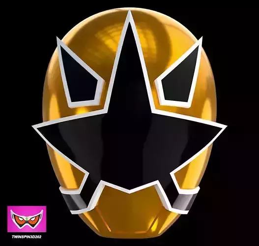 Gold Samurai Ranger Helmet STL