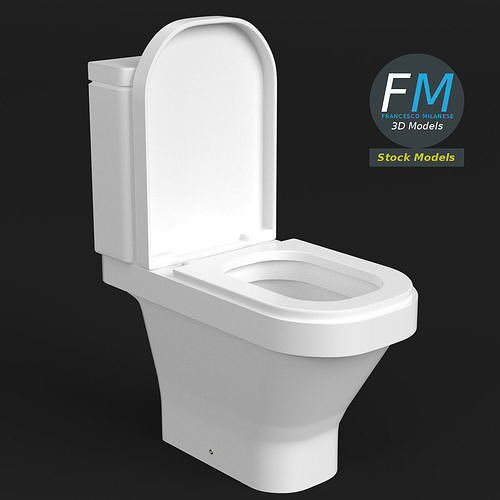 Water closet 3D model