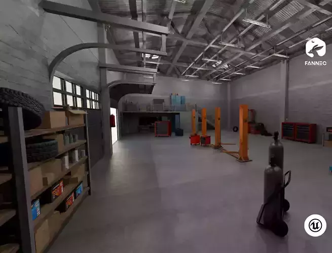 Modular - Industrial Garage - Unreal Engine