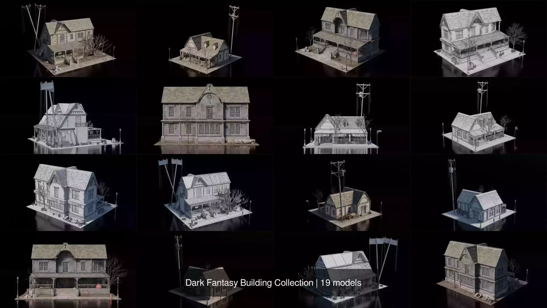 Dark Fantasy Building Collection _2
