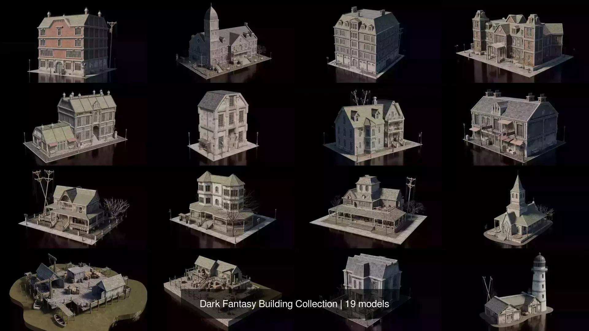 Dark Fantasy Building Collection _0
