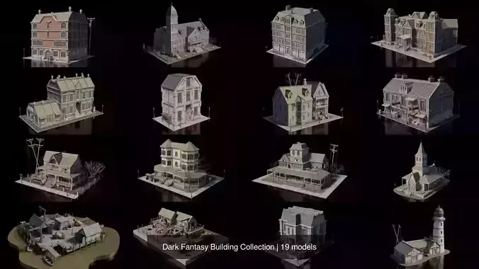 Dark Fantasy Building Collection