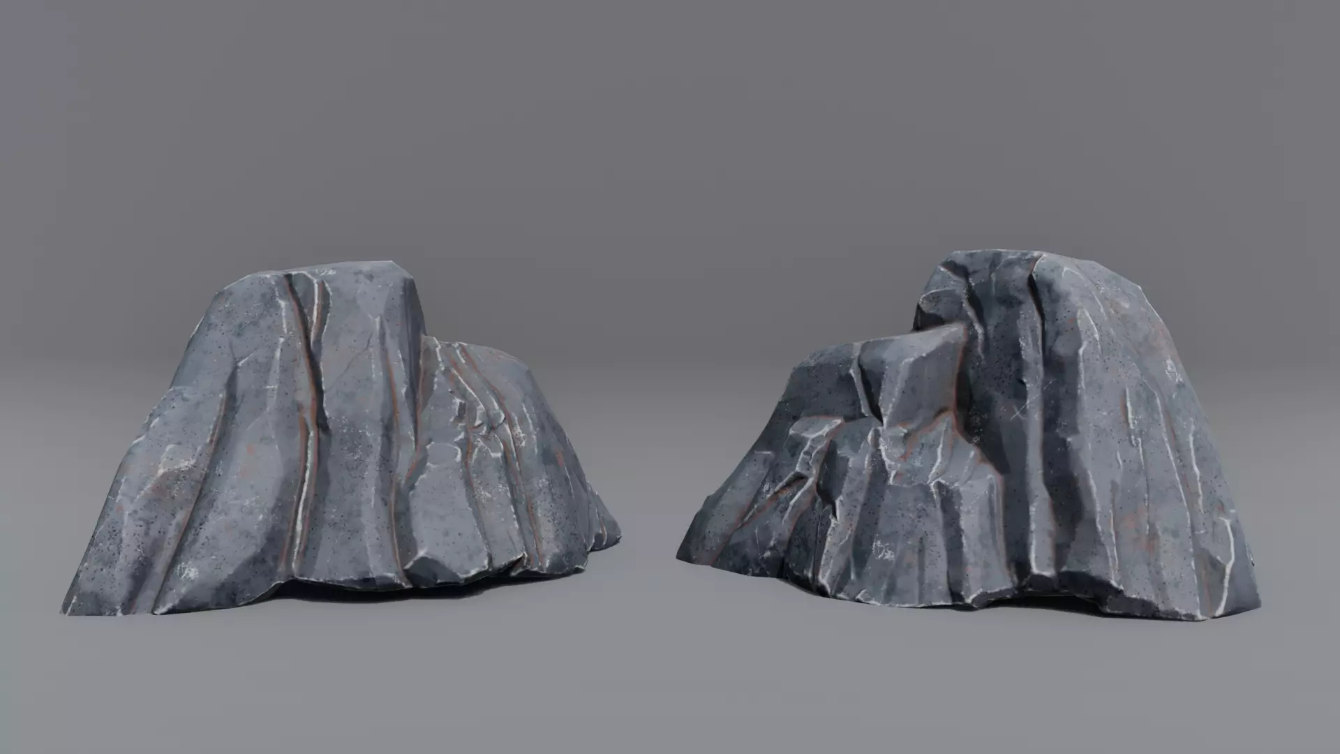 Rocks Toning -The stylized Rocks Pack Low-poly 3D model_11