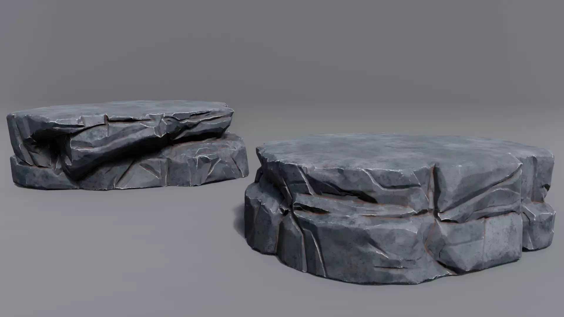Rocks Toning -The stylized Rocks Pack Low-poly 3D model_13