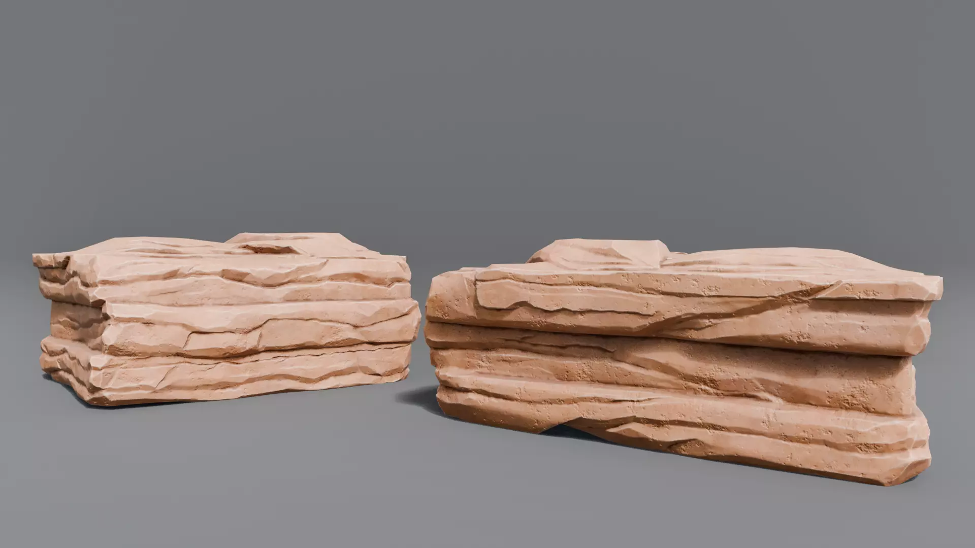 Rocks Toning -The stylized Rocks Pack Low-poly 3D model_8