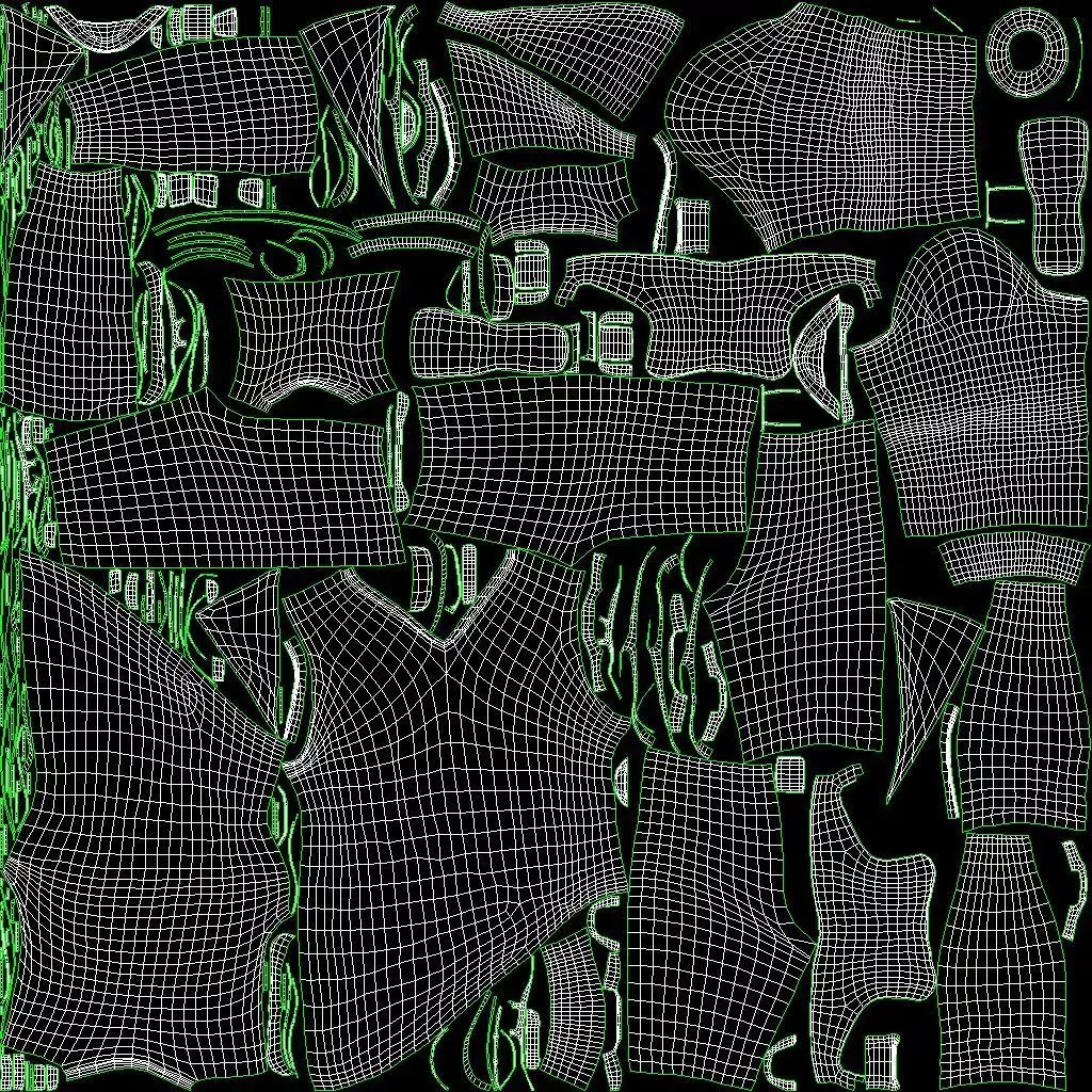 Sci Fi Cyber Clothing Low-poly 3D model_21