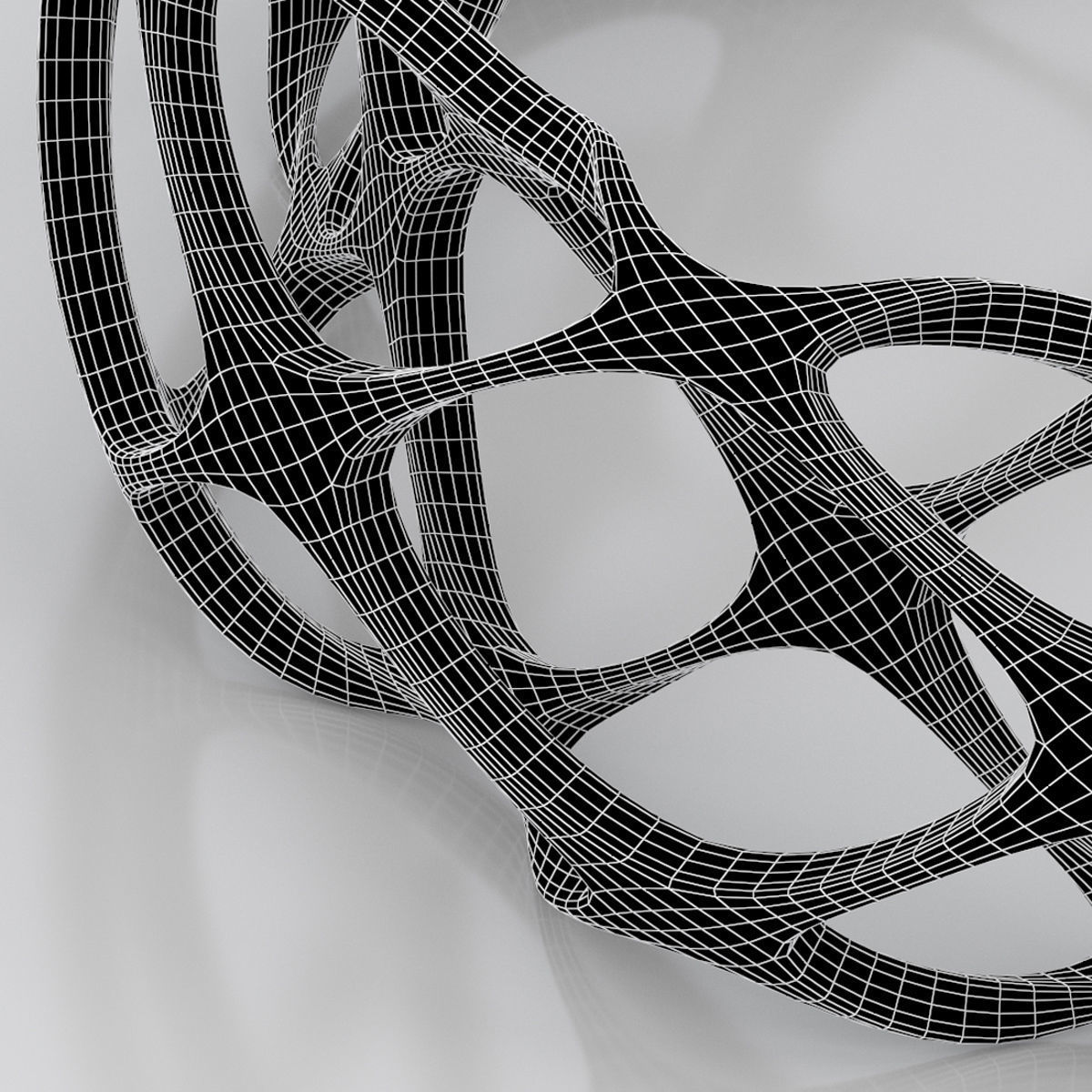 Twisted Bracelet 3D model_3
