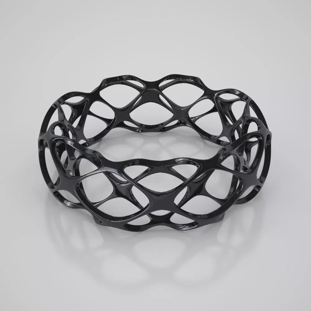 Twisted Bracelet 3D model_0