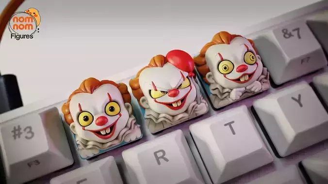 Pennywise - IT Clown- Keycaps 