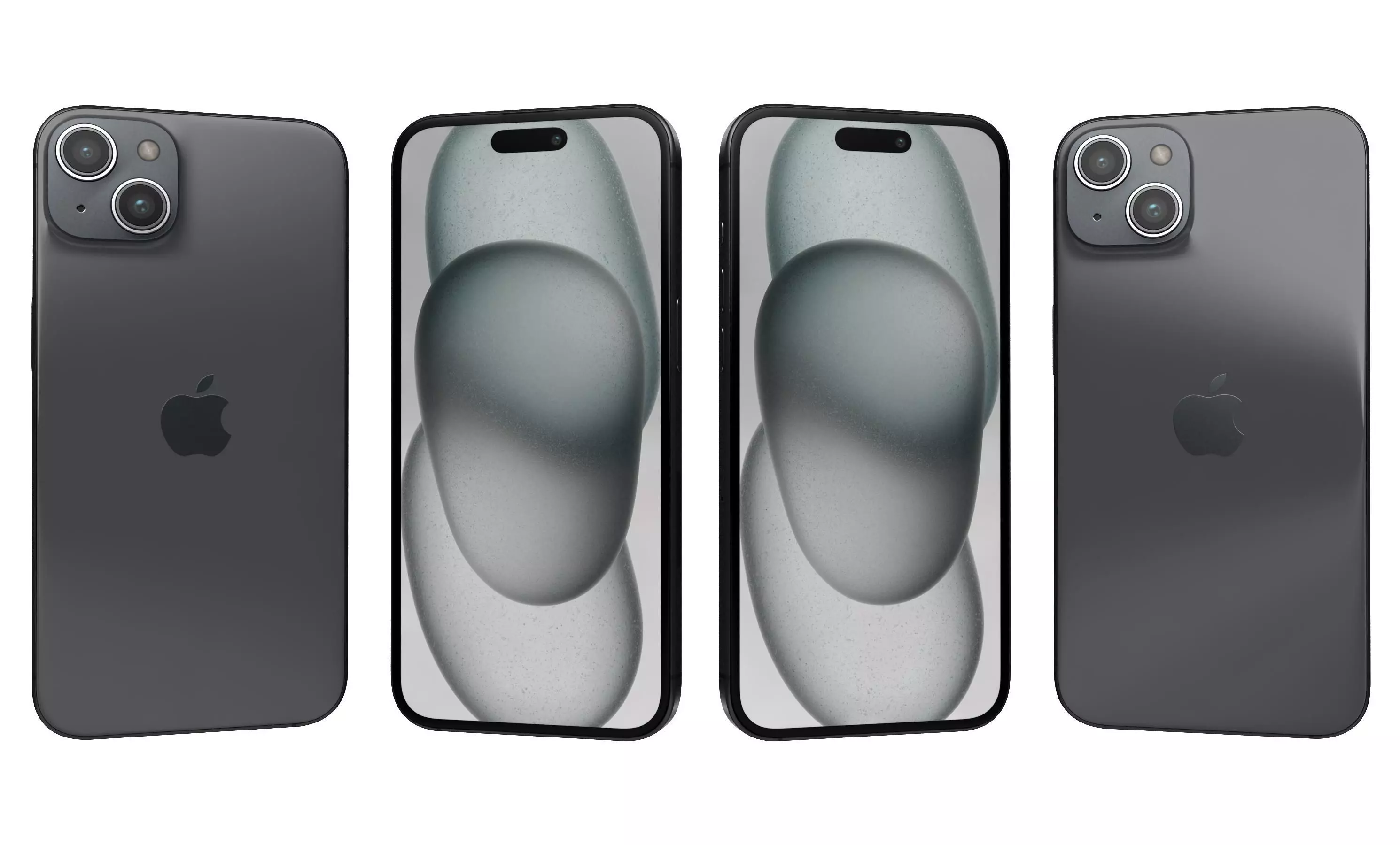 Apple iPhone 15 Plus All Colors High Poly  3D model_1