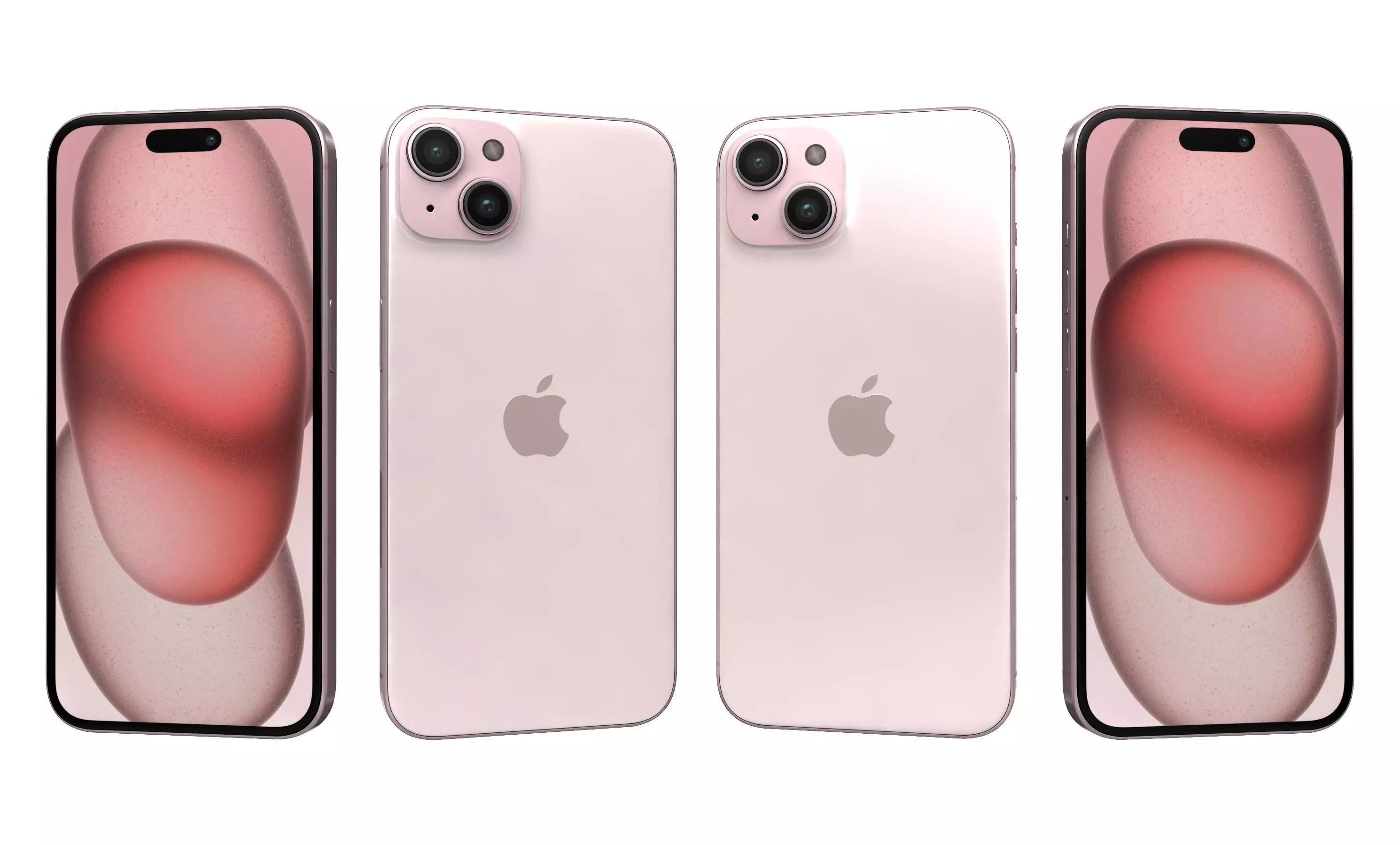 Apple iPhone 15 Plus All Colors High Poly  3D model_9