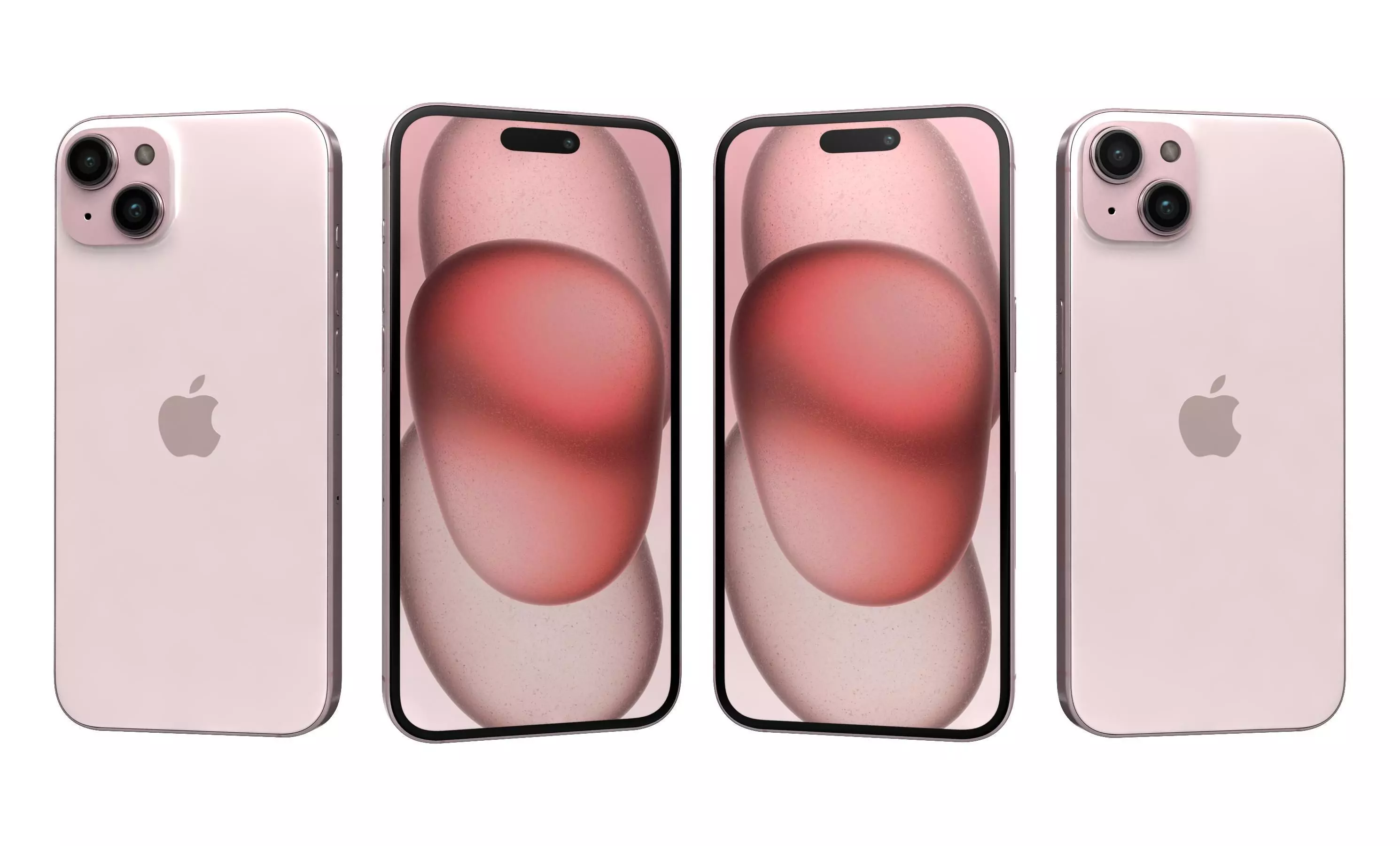 Apple iPhone 15 Plus All Colors High Poly  3D model_7