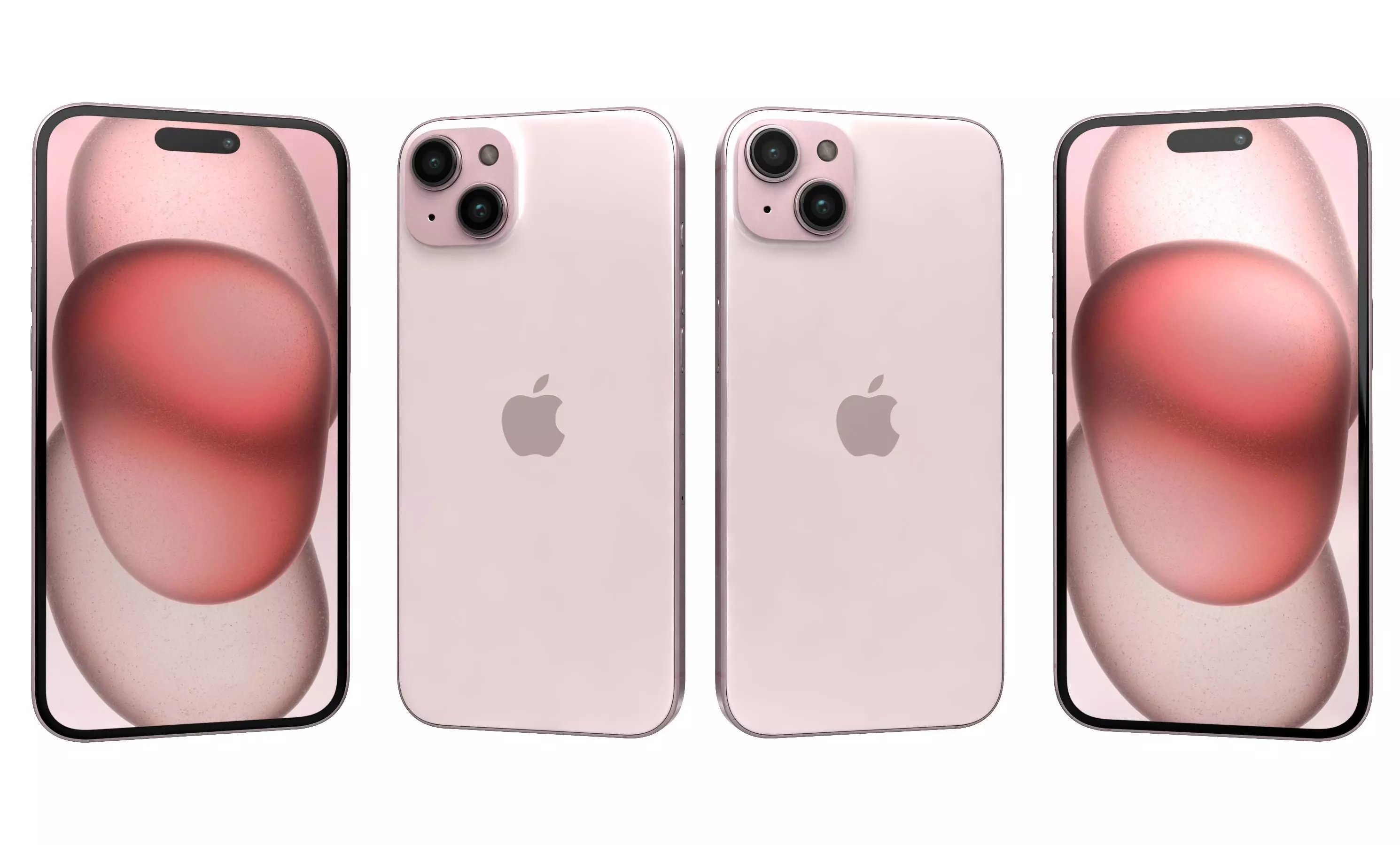 Apple iPhone 15 Plus All Colors High Poly  3D model_5