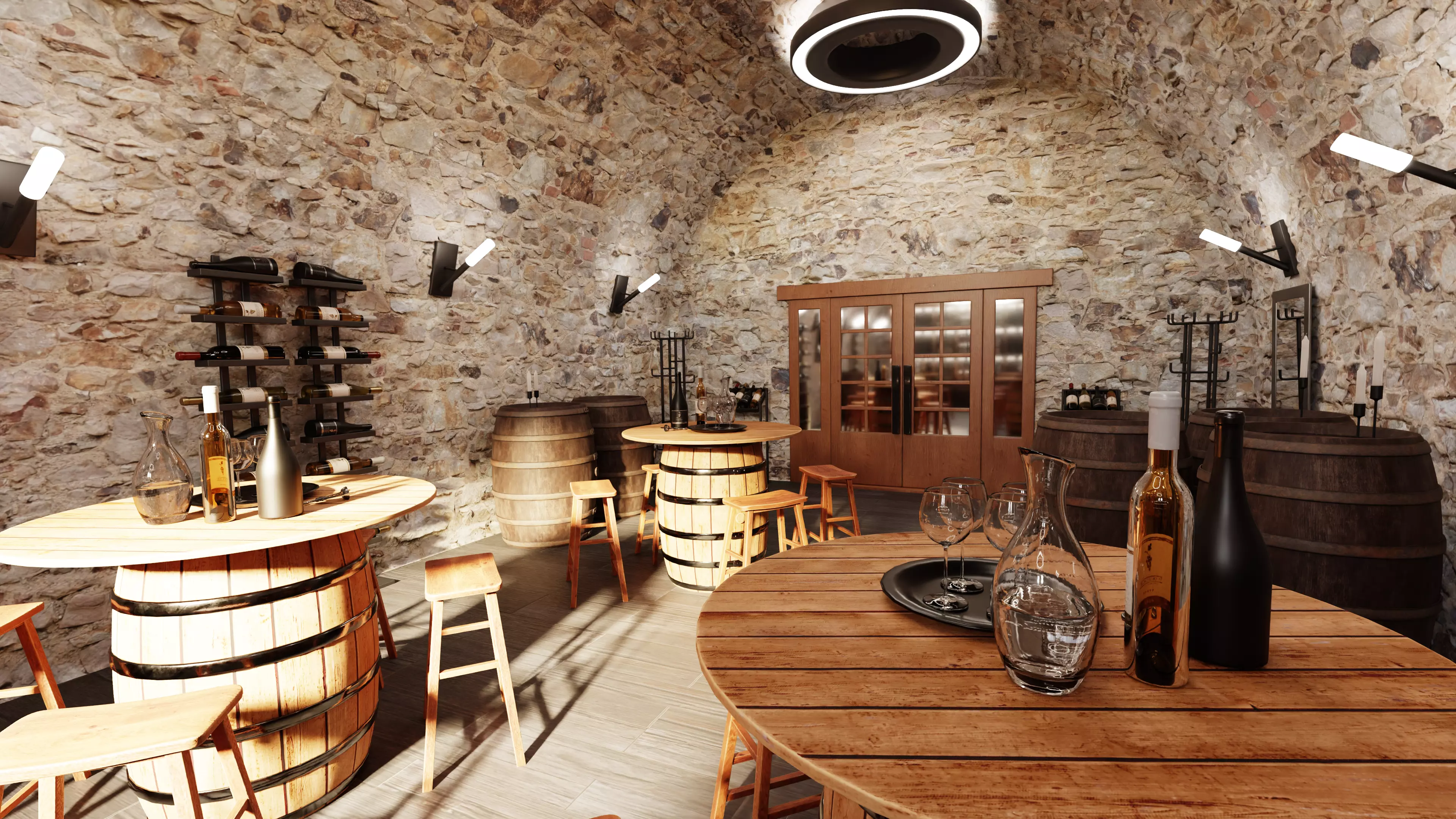 -Winery Restaurant V1- 3D model_5