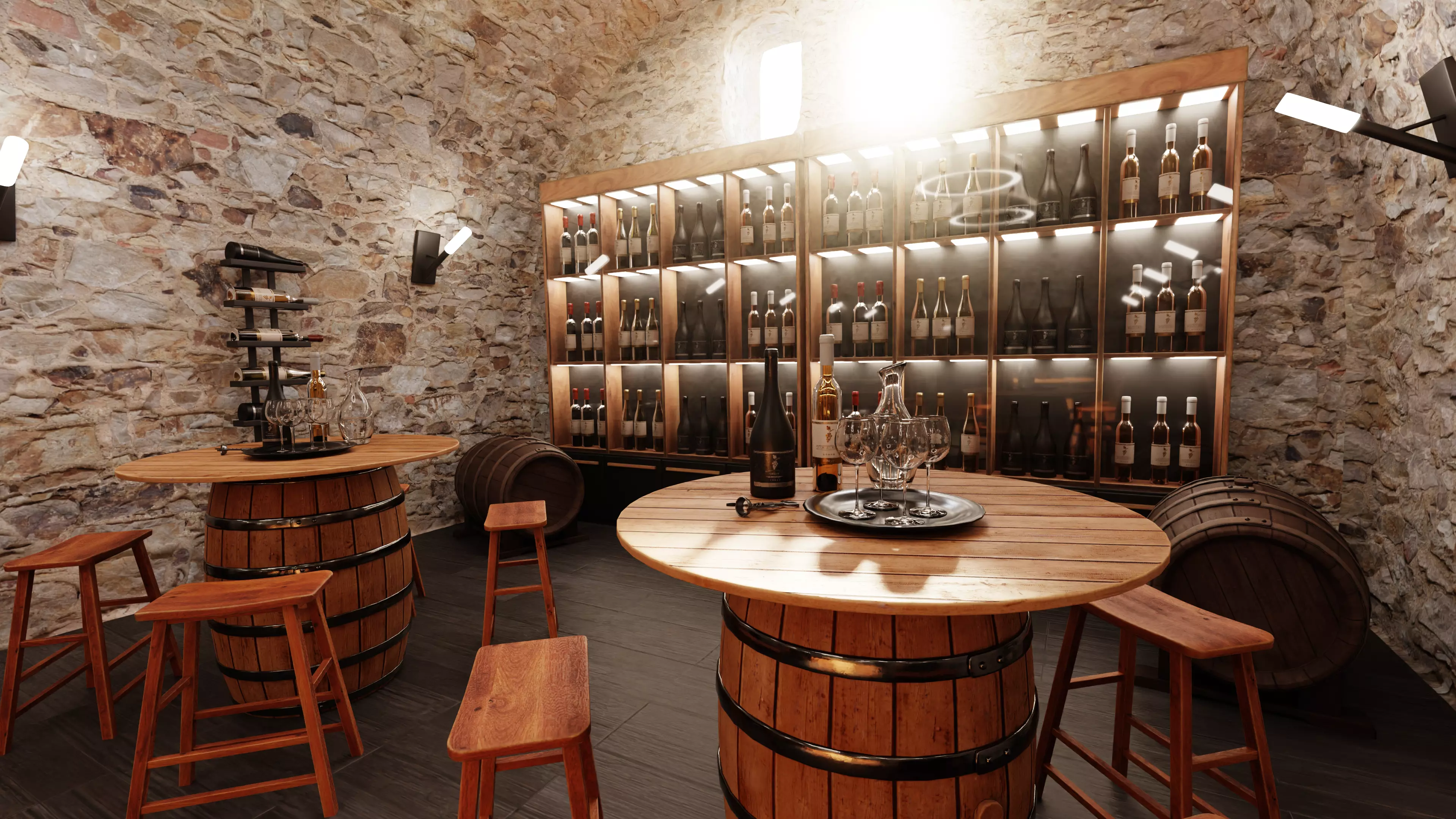 -Winery Restaurant V1- 3D model_2
