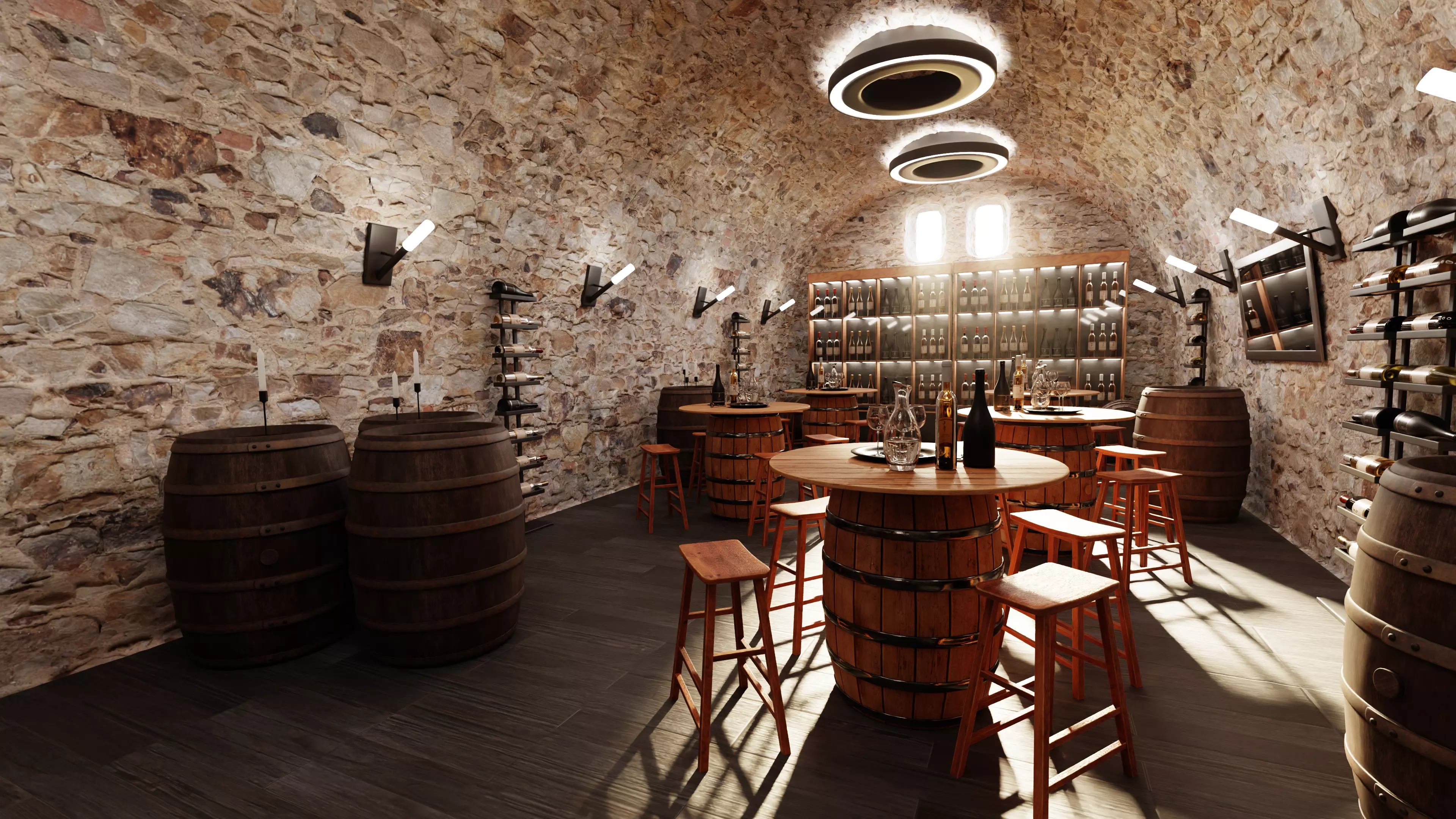 -Winery Restaurant V1- 3D model_1