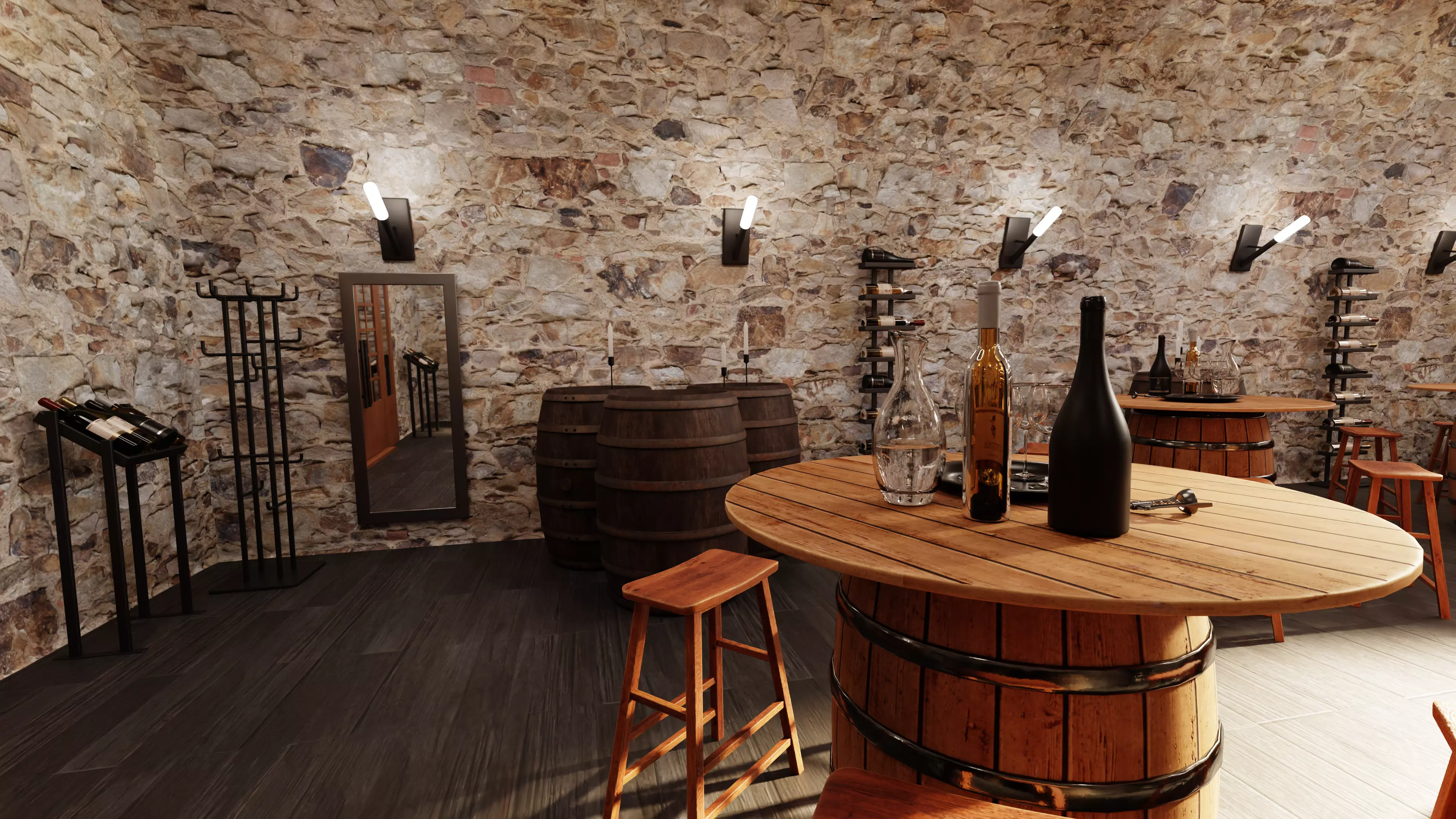 -Winery Restaurant V1- 3D model_3