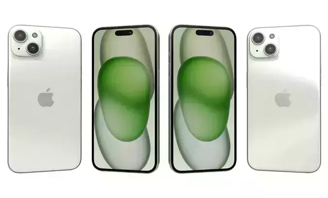 Apple iPhone 15 Plus Green High Poly 