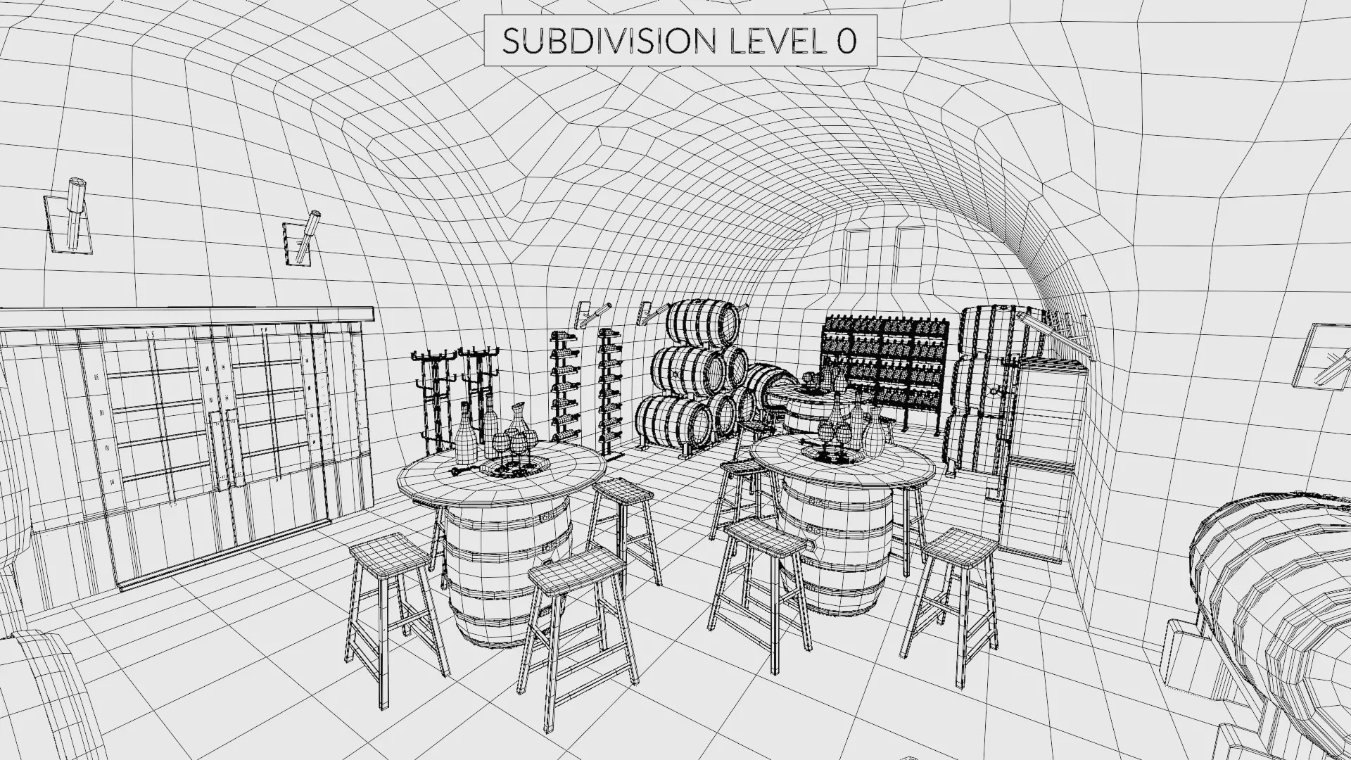 -Winery Restaurant V2- 3D model_24