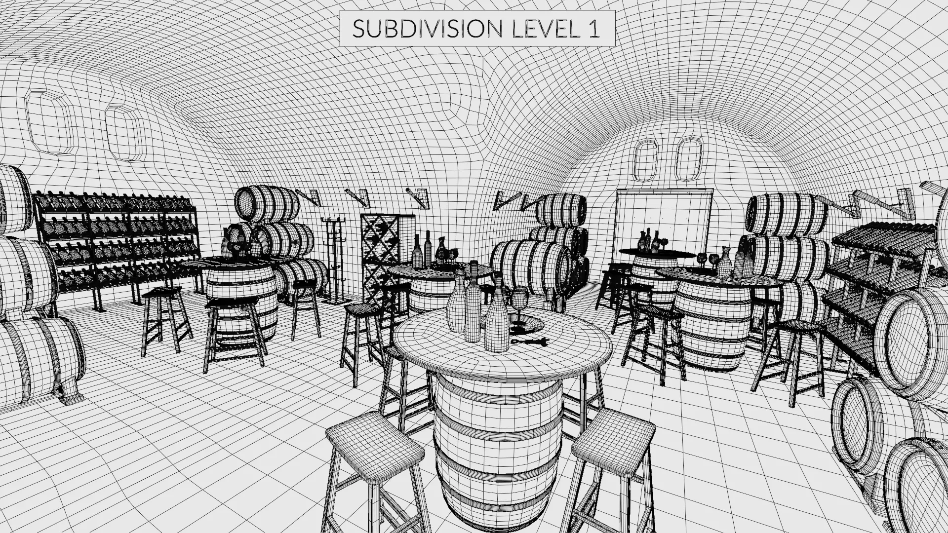 -Winery Restaurant V2- 3D model_23