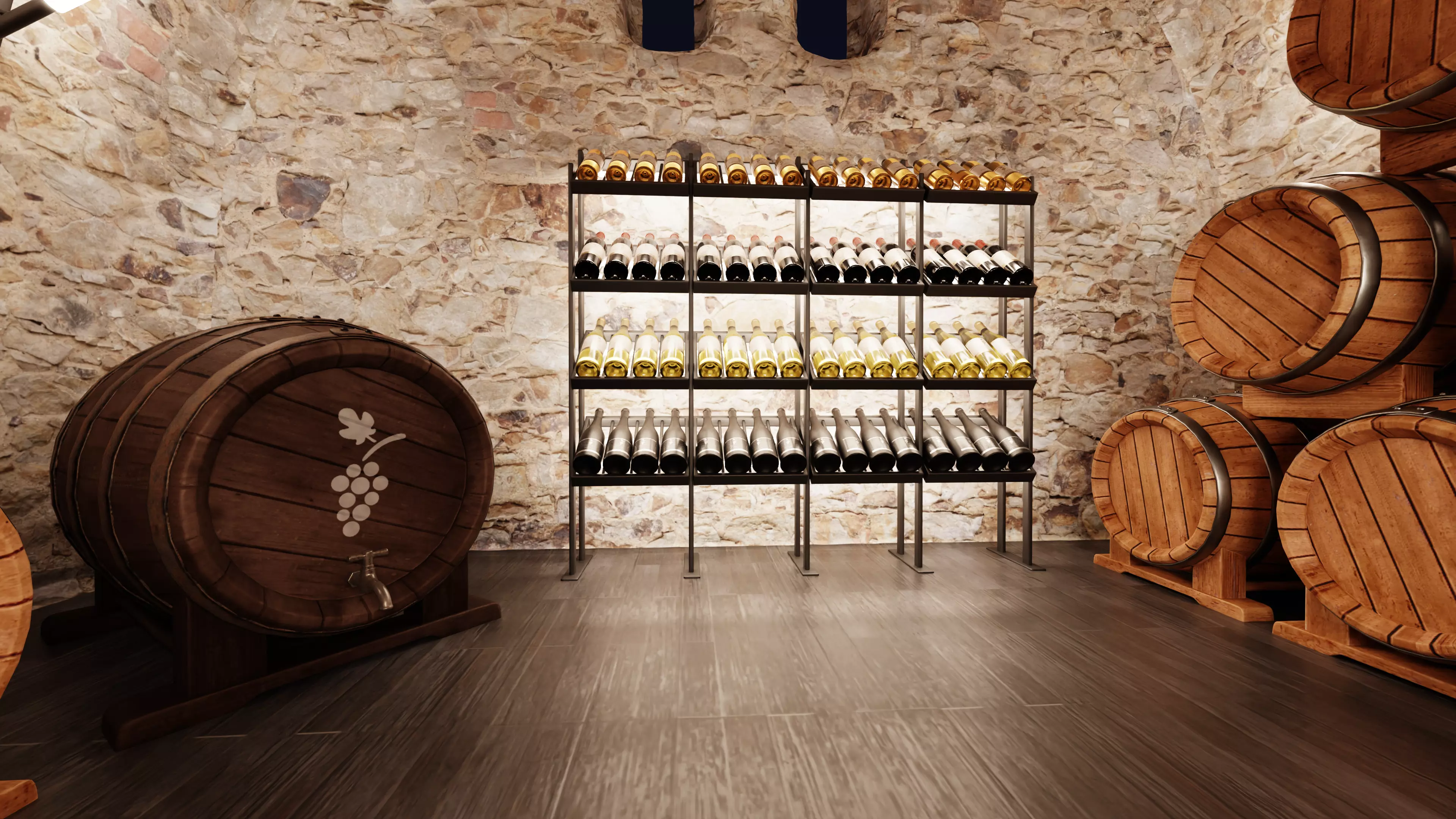 -Winery Restaurant V2- 3D model_1