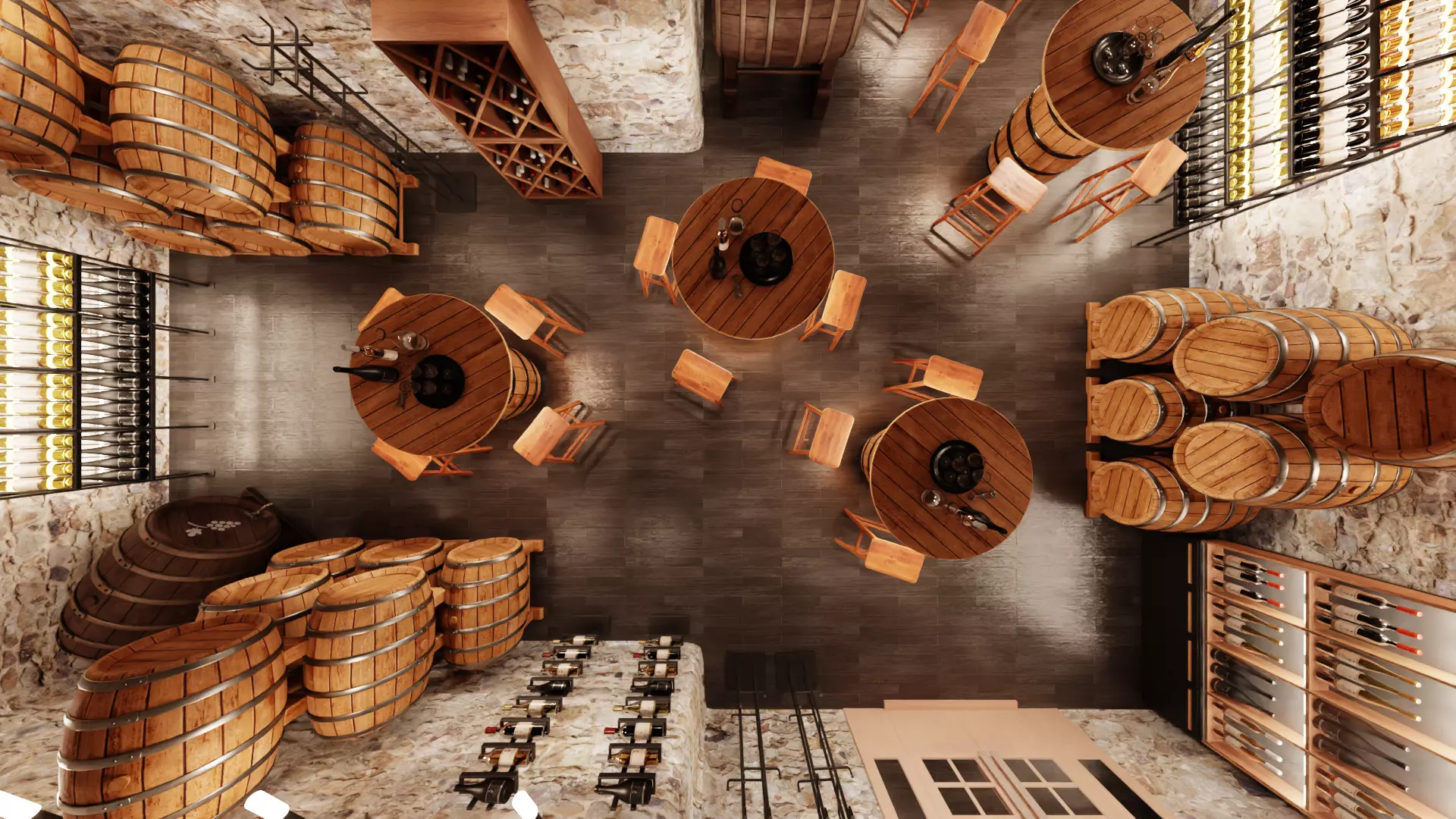 -Winery Restaurant V2- 3D model_13