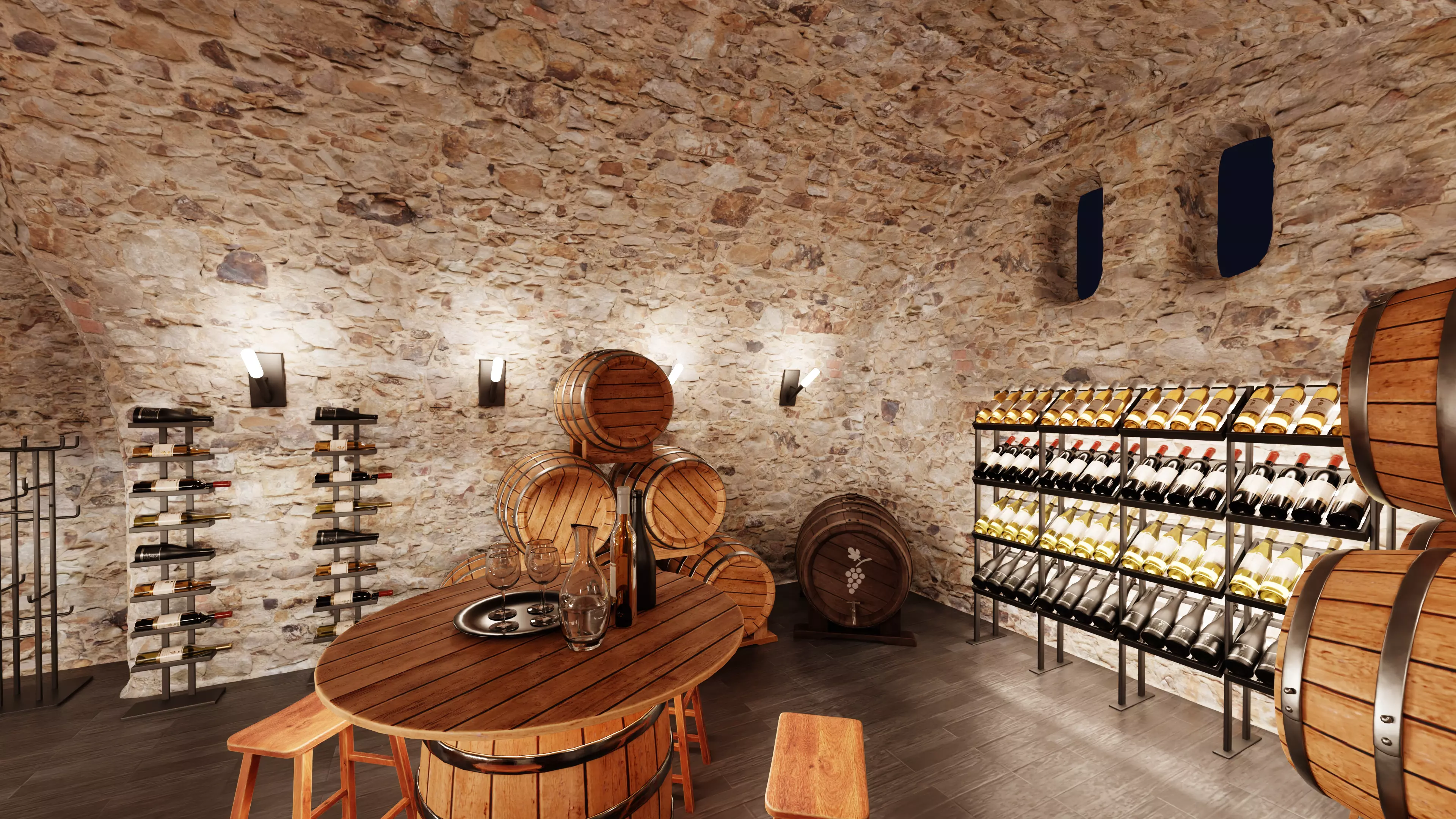 -Winery Restaurant V2- 3D model_9