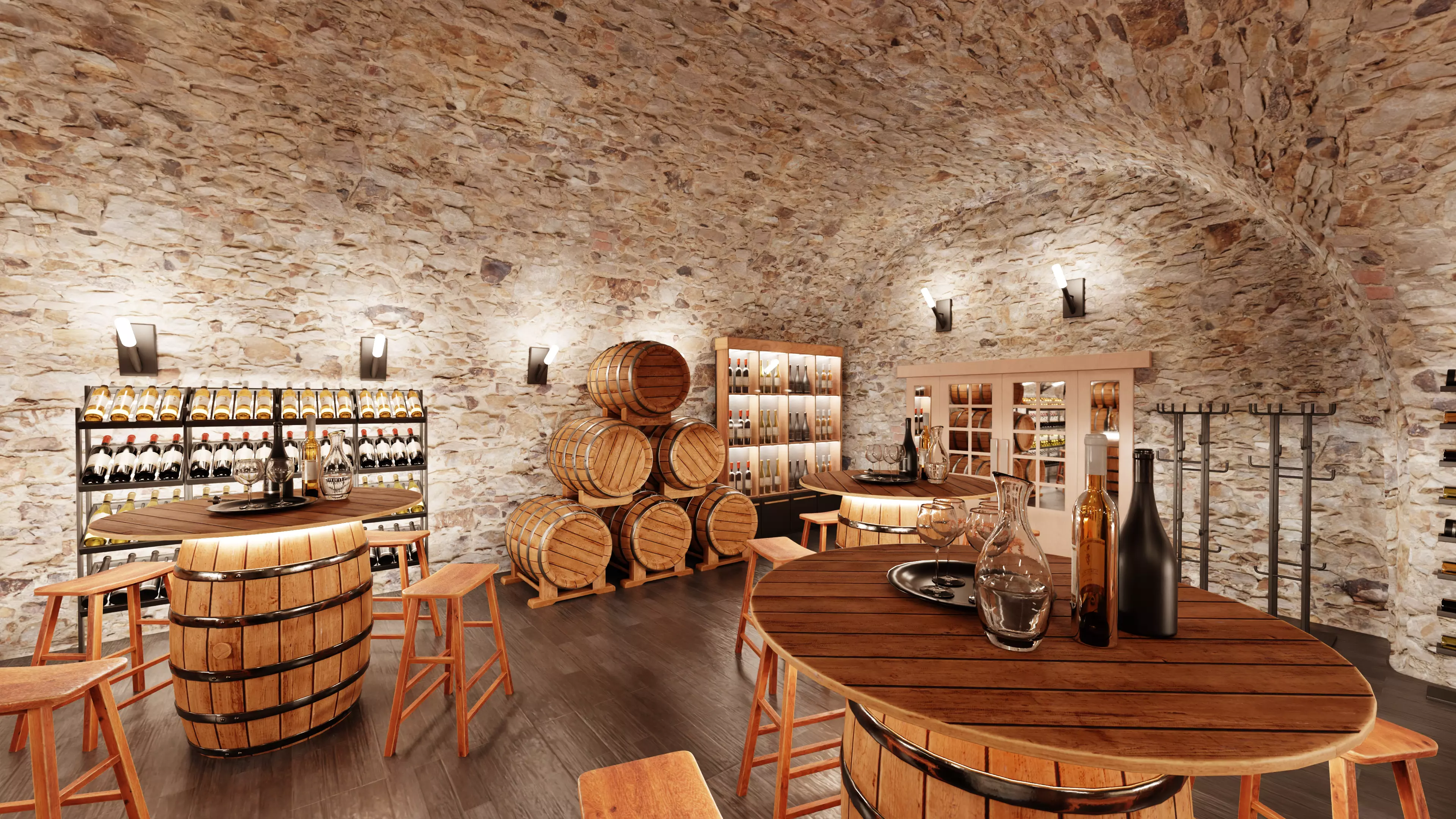 -Winery Restaurant V2- 3D model_7
