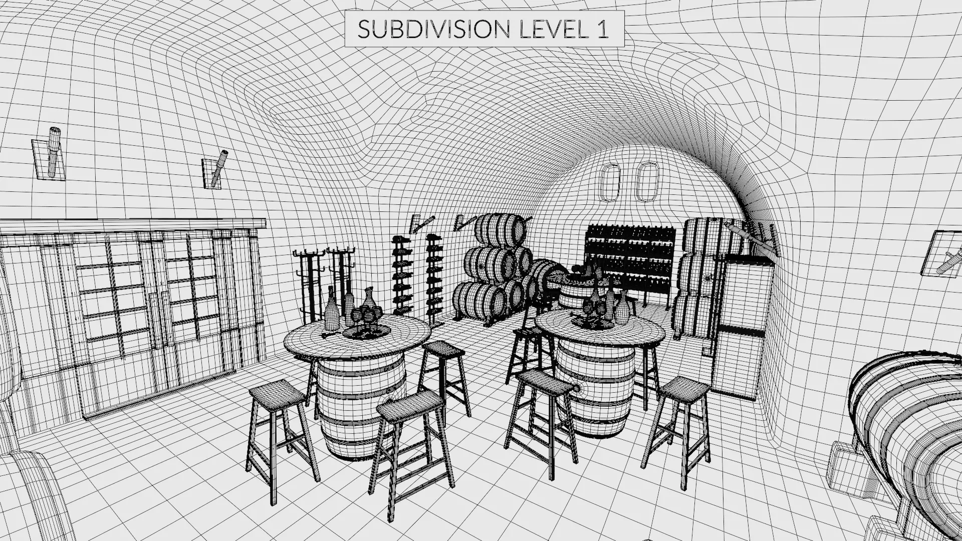 -Winery Restaurant V2- 3D model_25