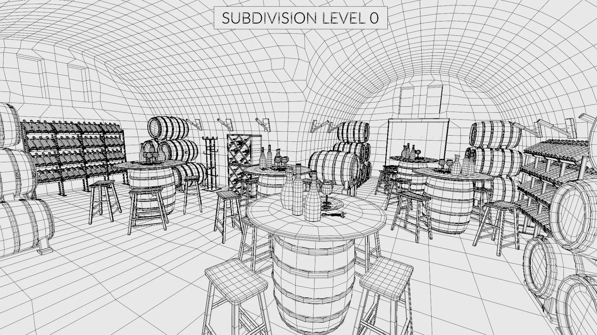 -Winery Restaurant V2- 3D model_22