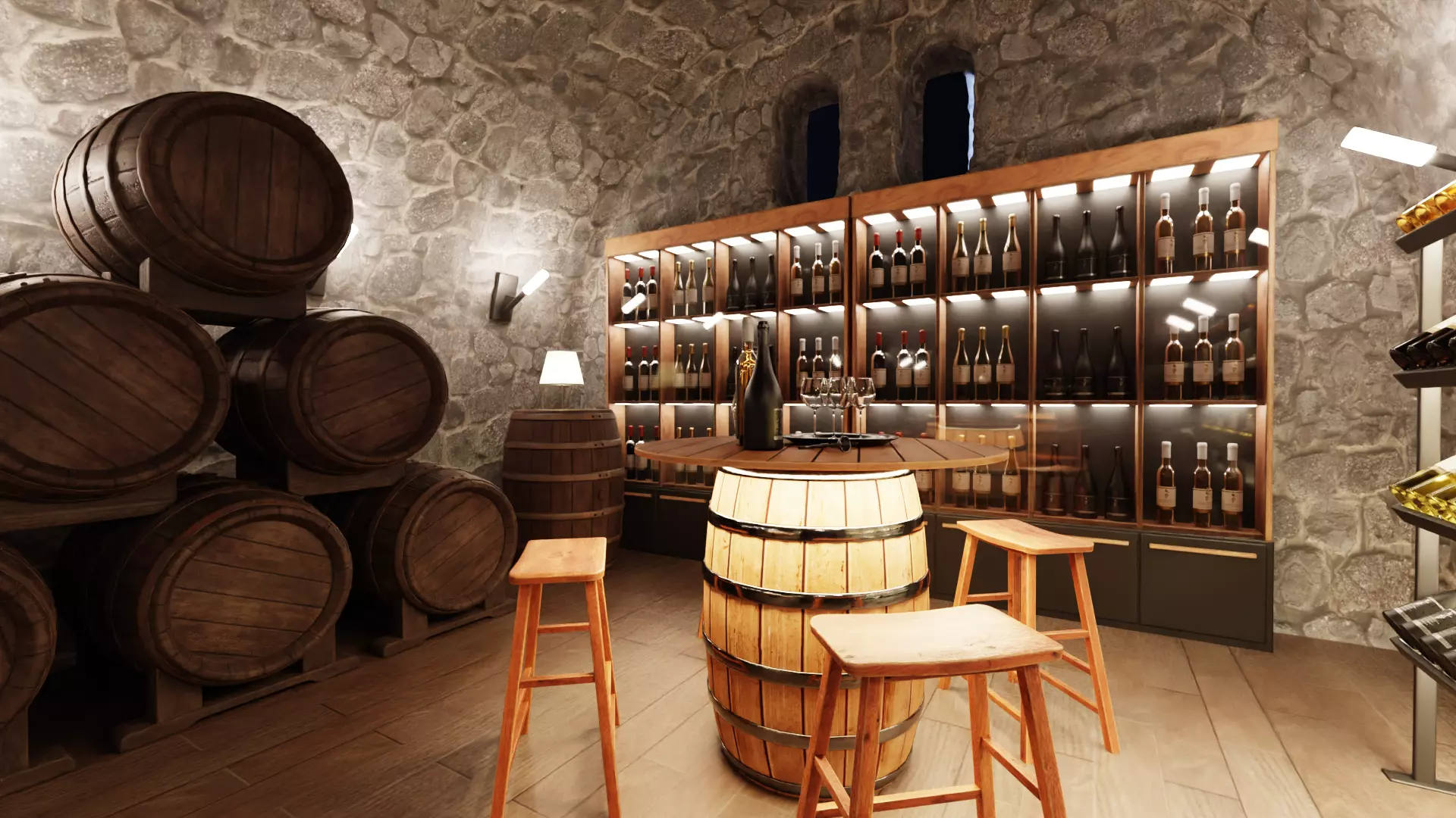 -Winery Restaurant V3- 3D model_16