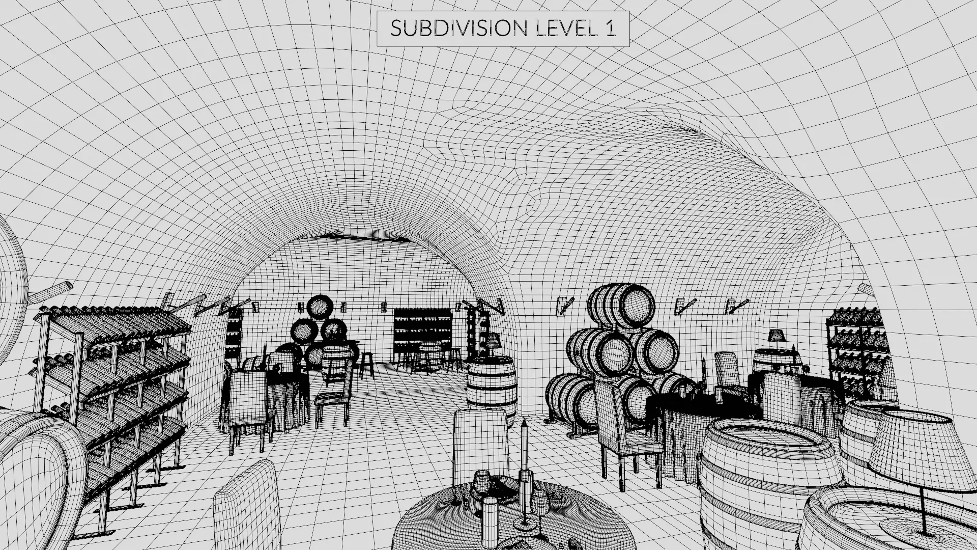 -Winery Restaurant V3- 3D model_19