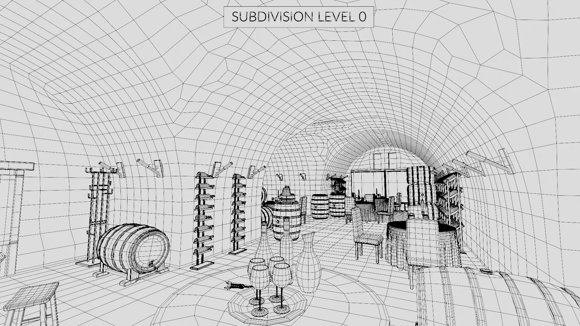 -Winery Restaurant V3- 3D model_17