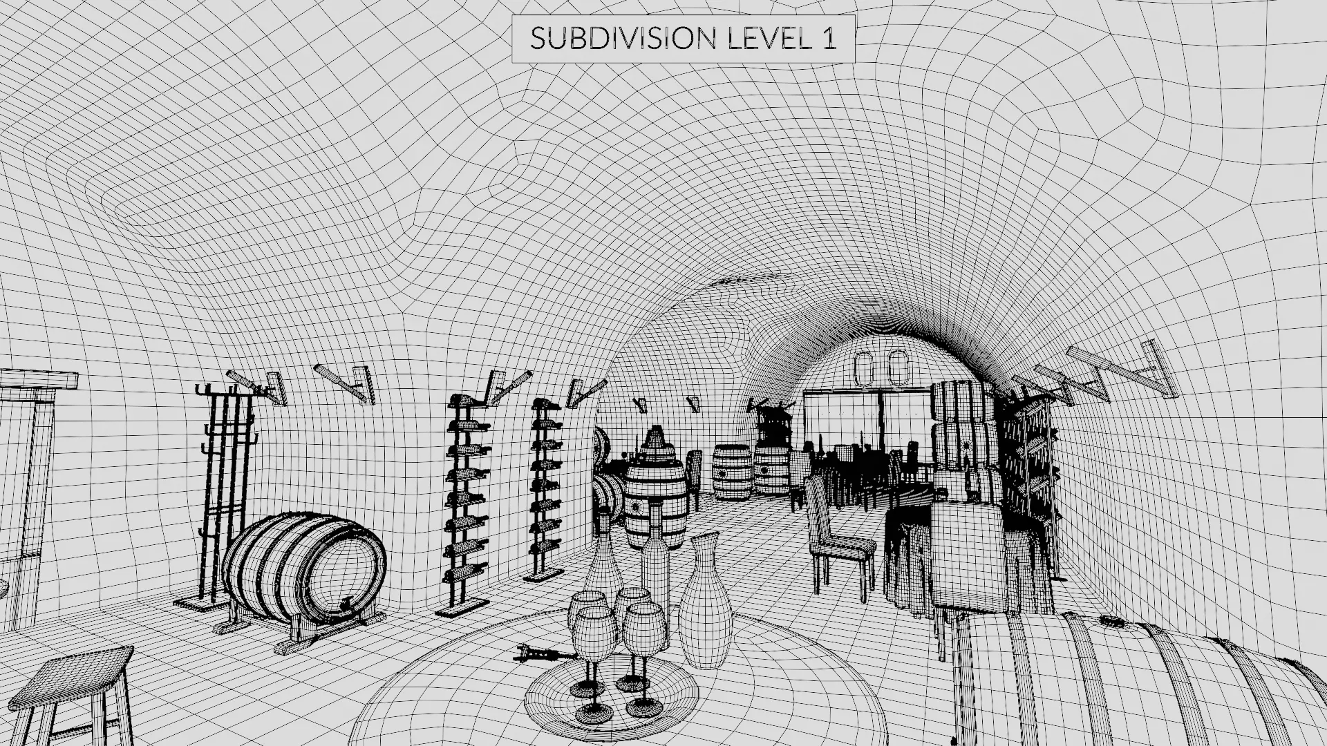 -Winery Restaurant V3- 3D model_21