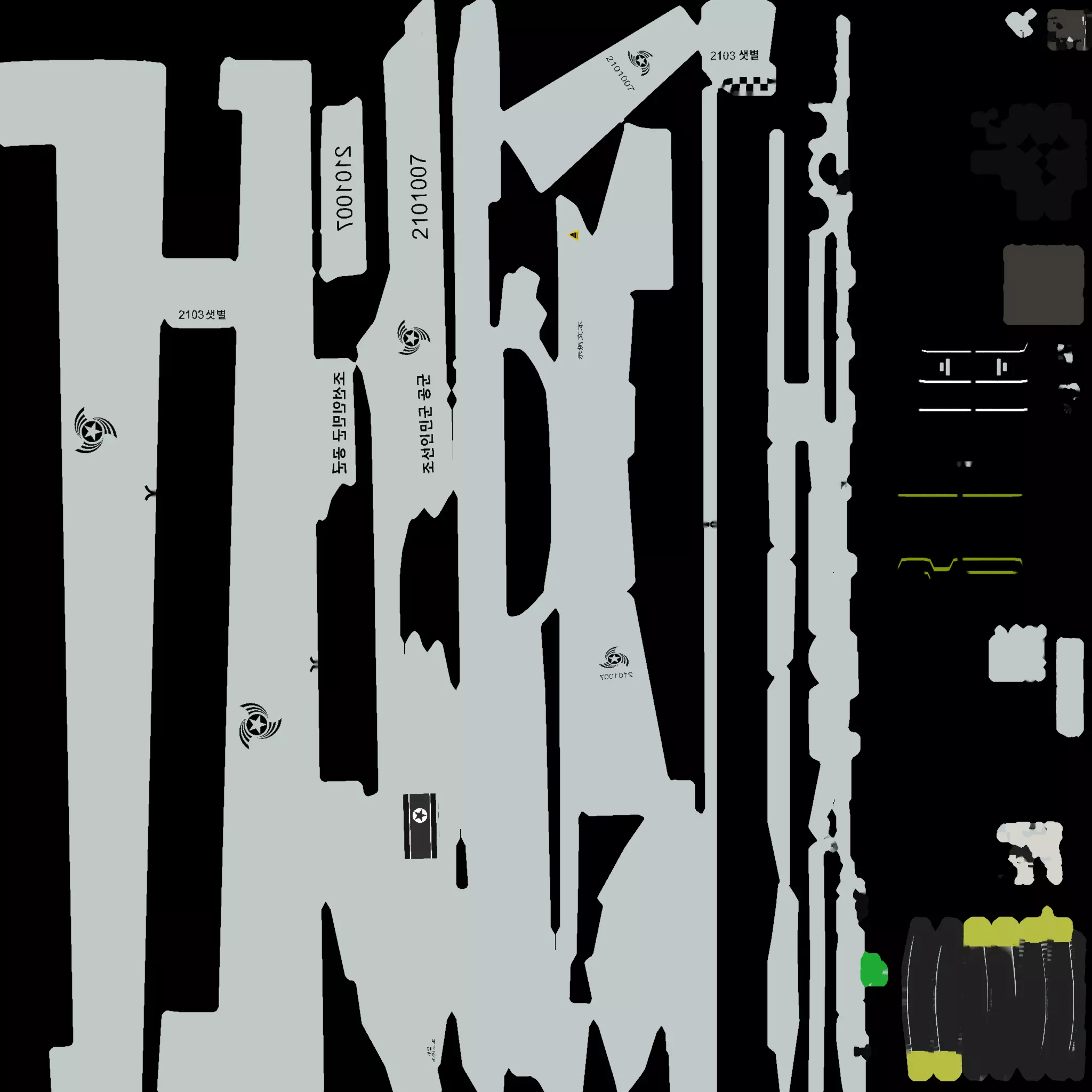 DPRK Saetbyol-9 - Bright Star-9 - the MULTI PURPOSE COMBAT DRONE Low-poly 3D model_32