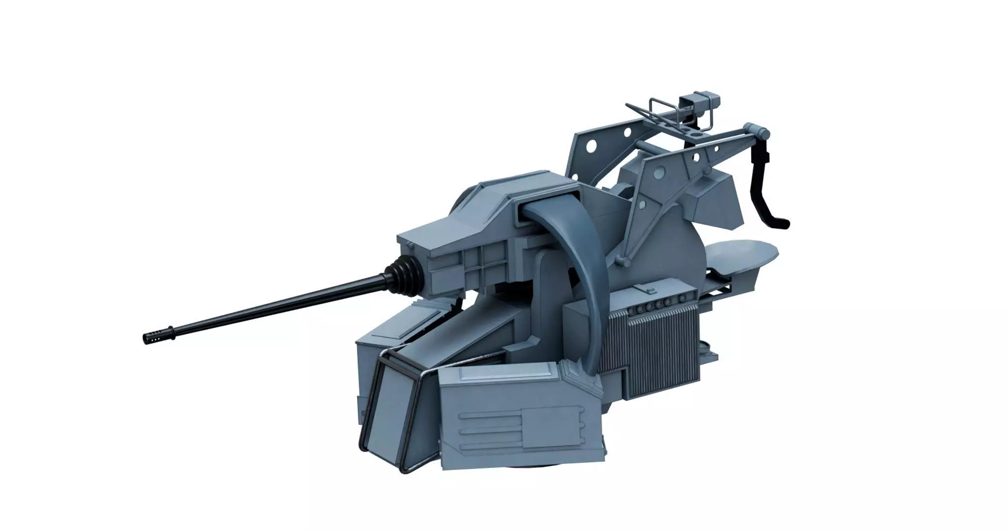 KBA 25 80 Machine Gun System 3D model_1