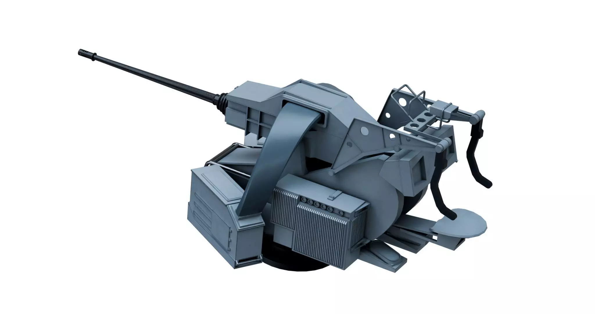 KBA 25 80 Machine Gun System 3D model_2