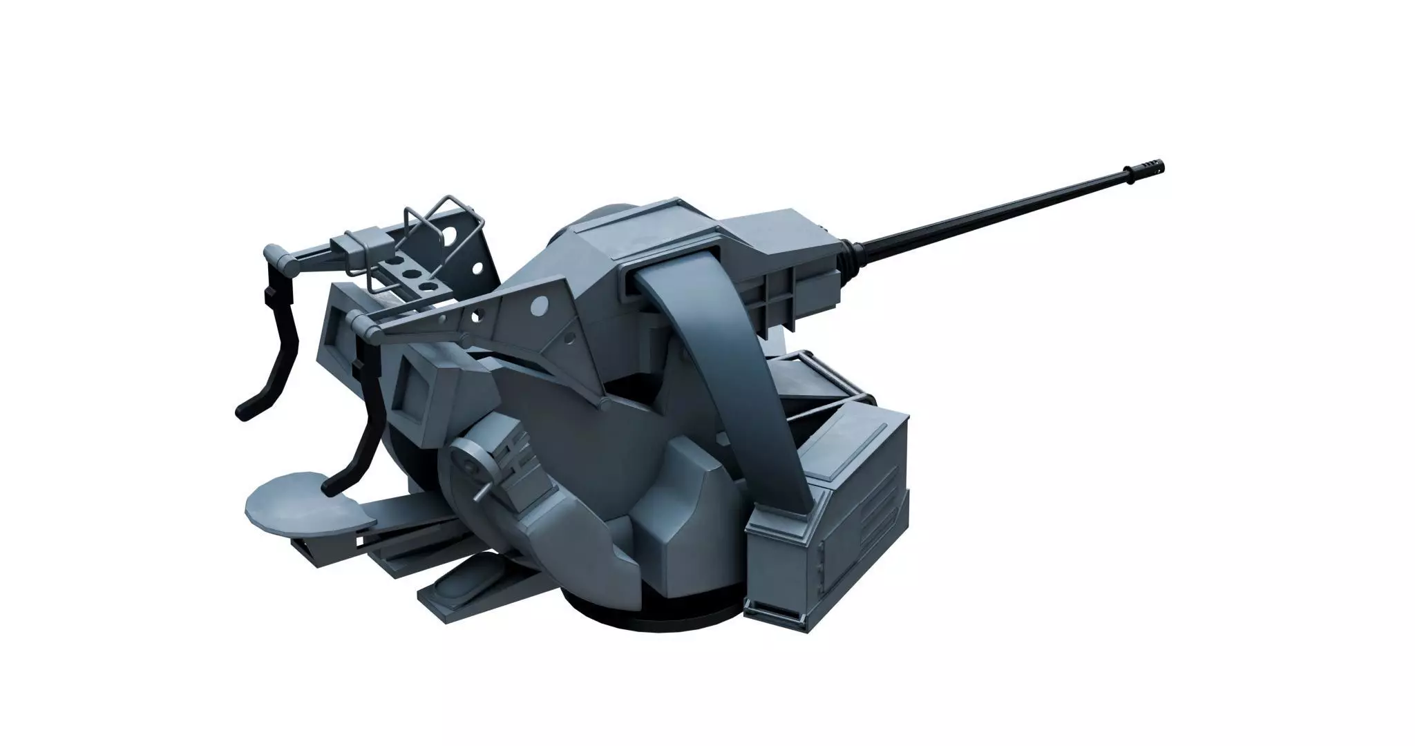 KBA 25 80 Machine Gun System 3D model_3