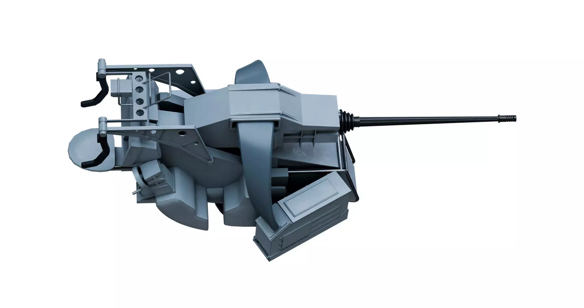 KBA 25 80 Machine Gun System 3D model_4