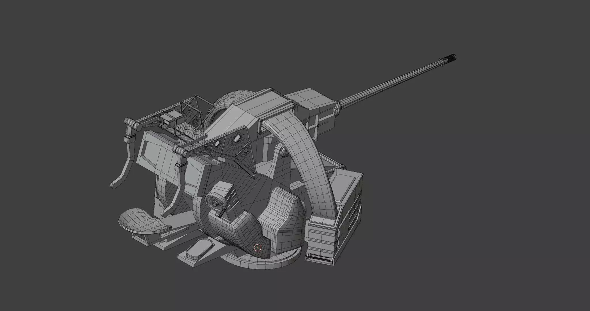 KBA 25 80 Machine Gun System 3D model_9