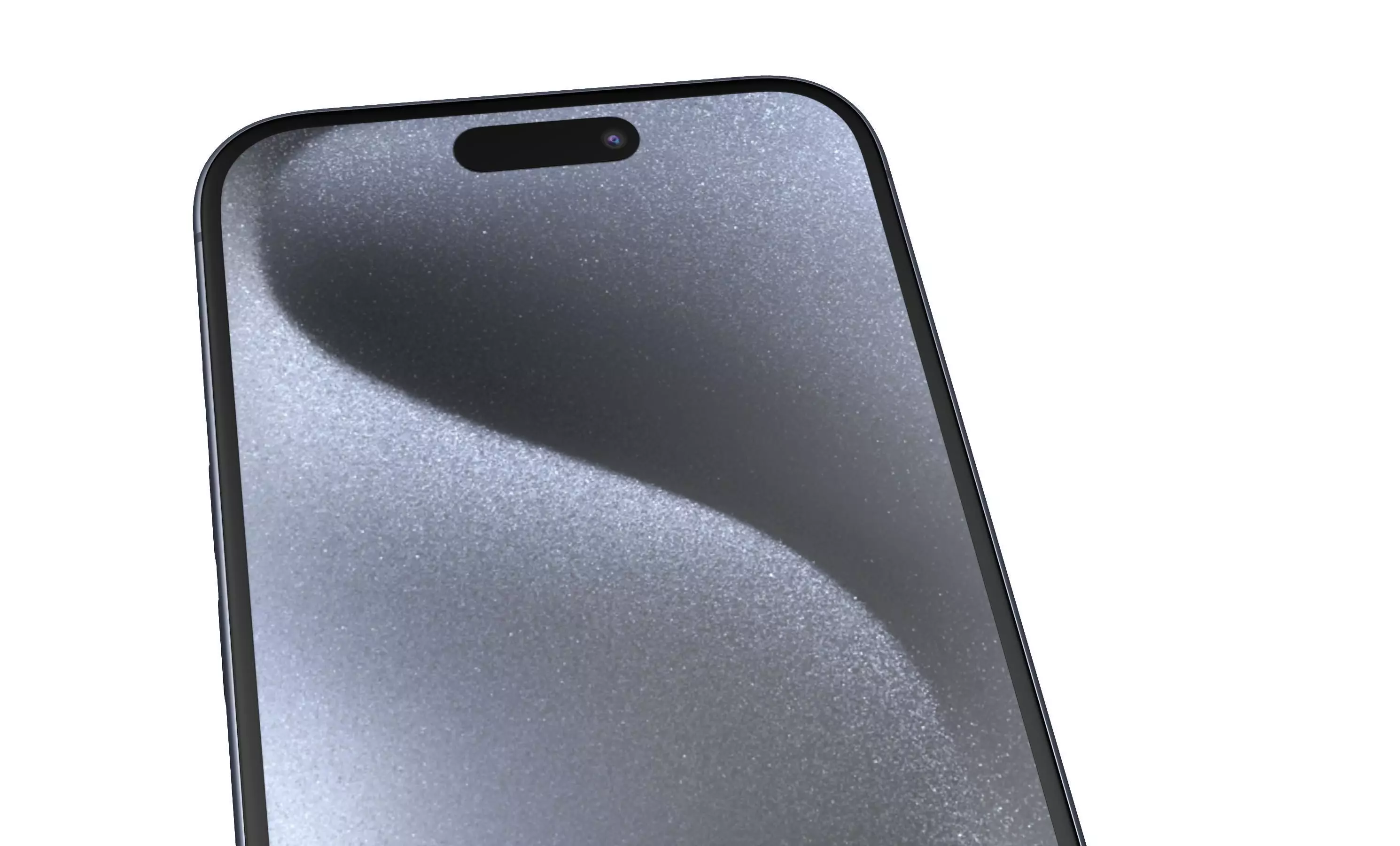 Apple iPhone 15 Pro Max Blue Titanium High Poly 3D model_8