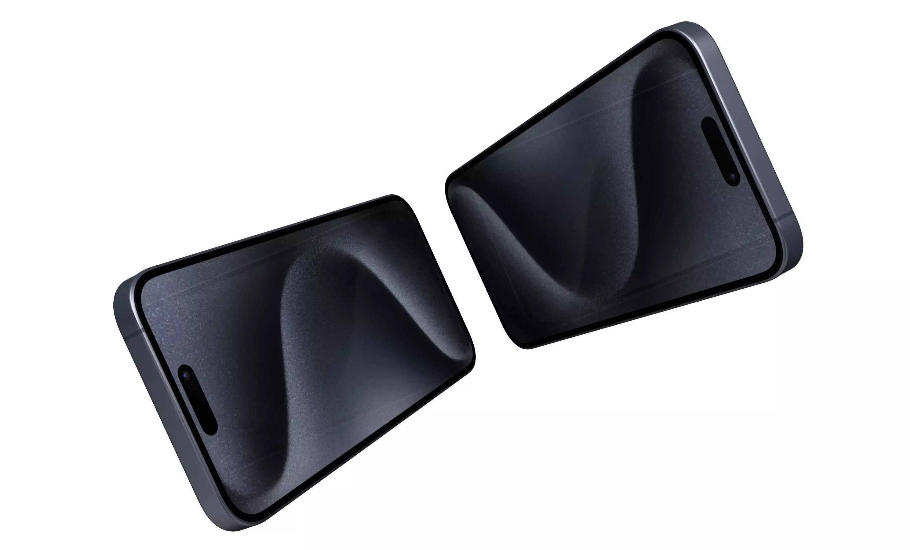 Apple iPhone 15 Pro Max Blue Titanium High Poly 3D model_3