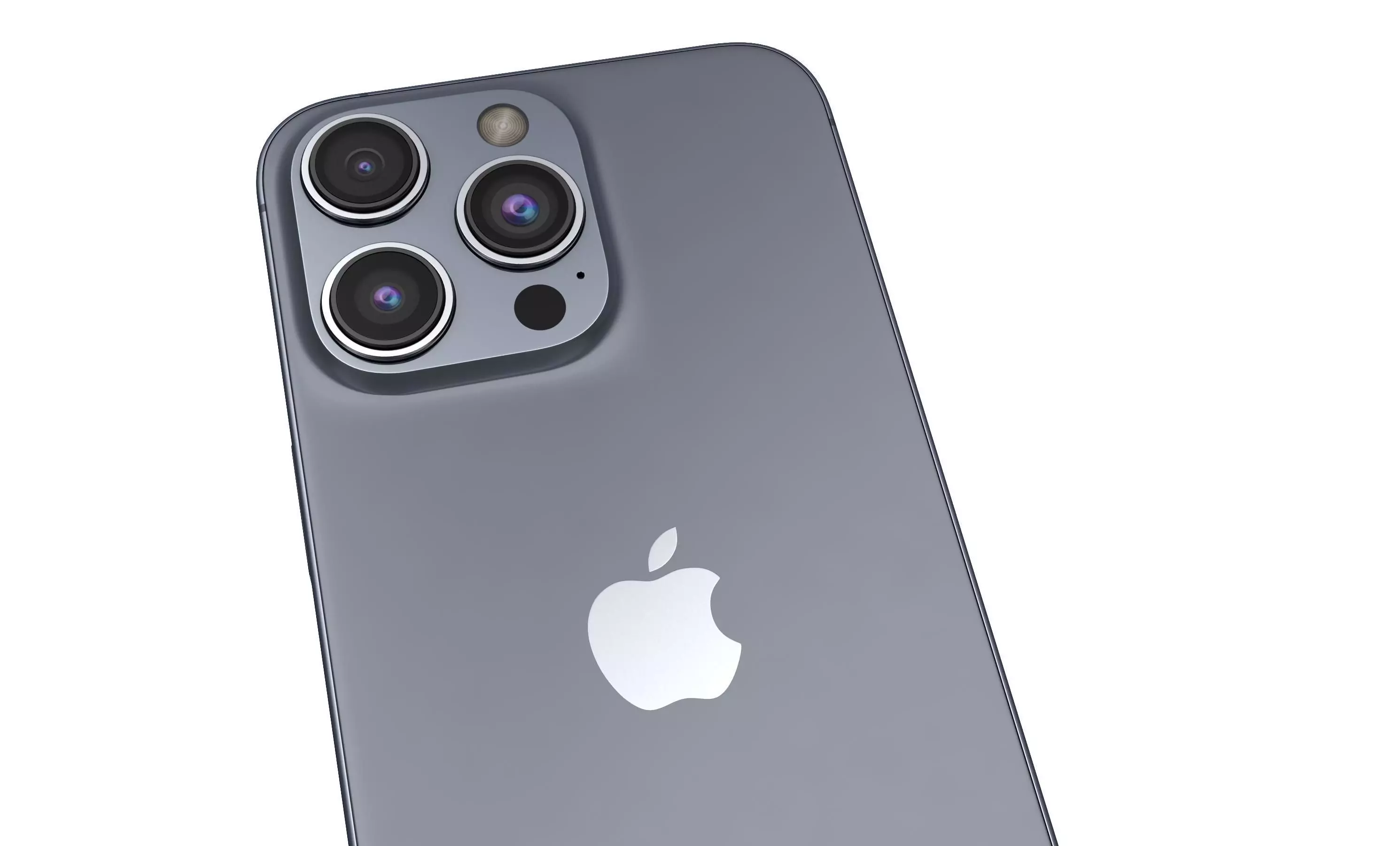 Apple iPhone 15 Pro Max Blue Titanium High Poly 3D model_9