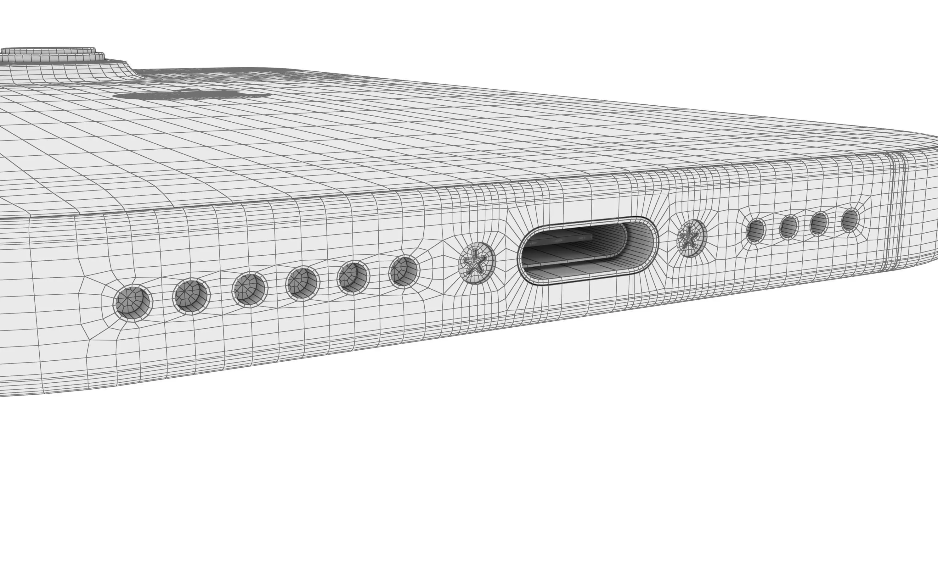 Apple iPhone 15 Pro Max Blue Titanium High Poly 3D model_23